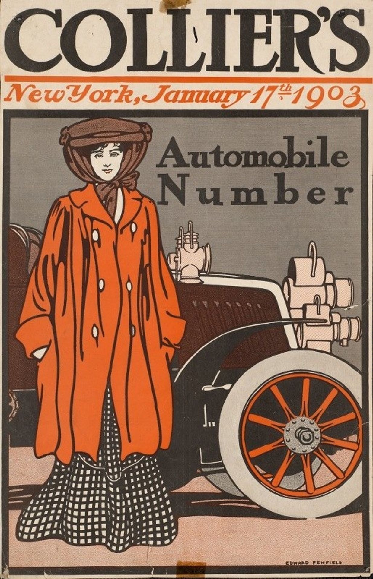 Collier’s automobile number by Edward Penfield