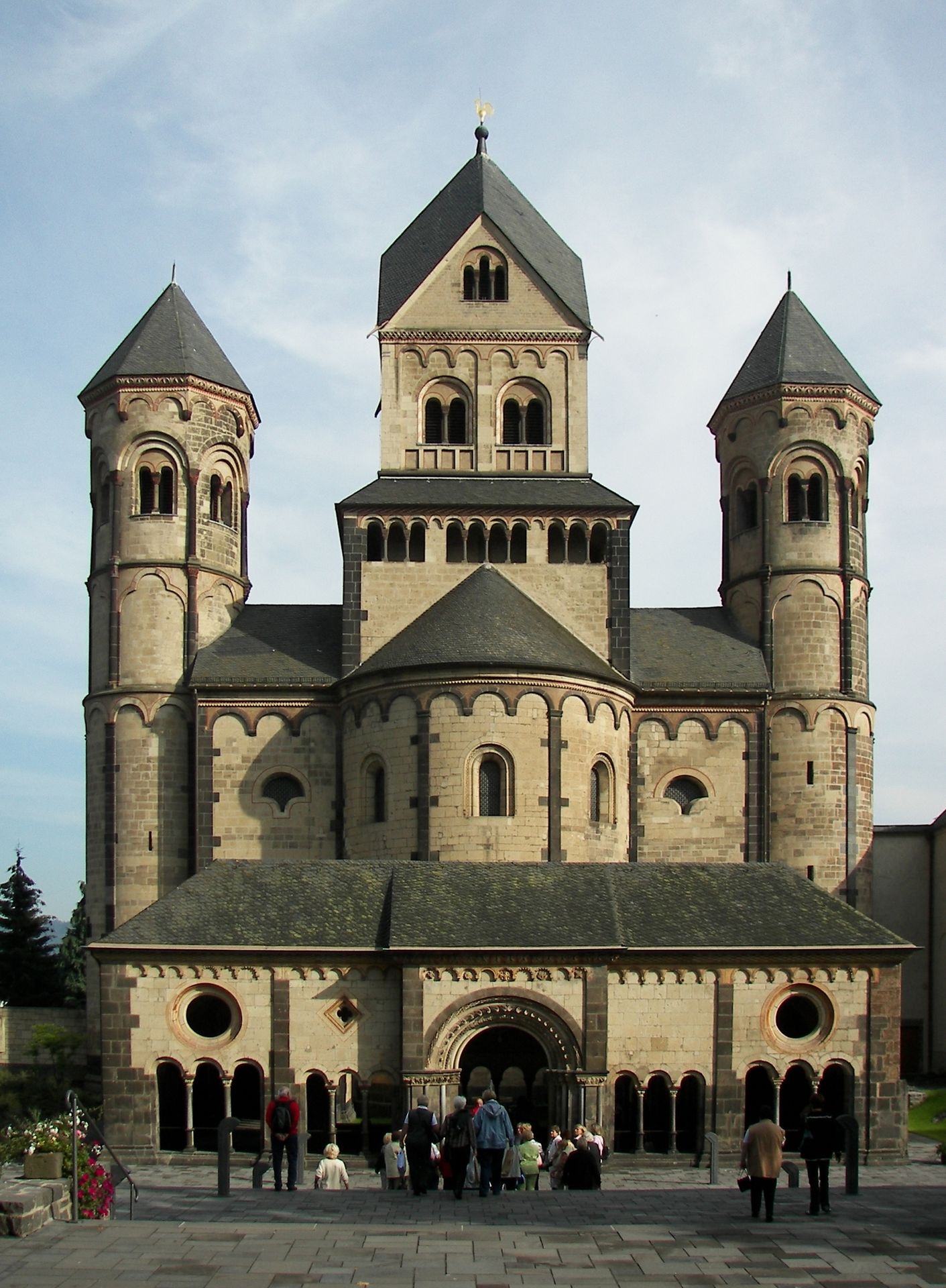West End, Maria Laach Abbey, Germany by Romanesque Architecture