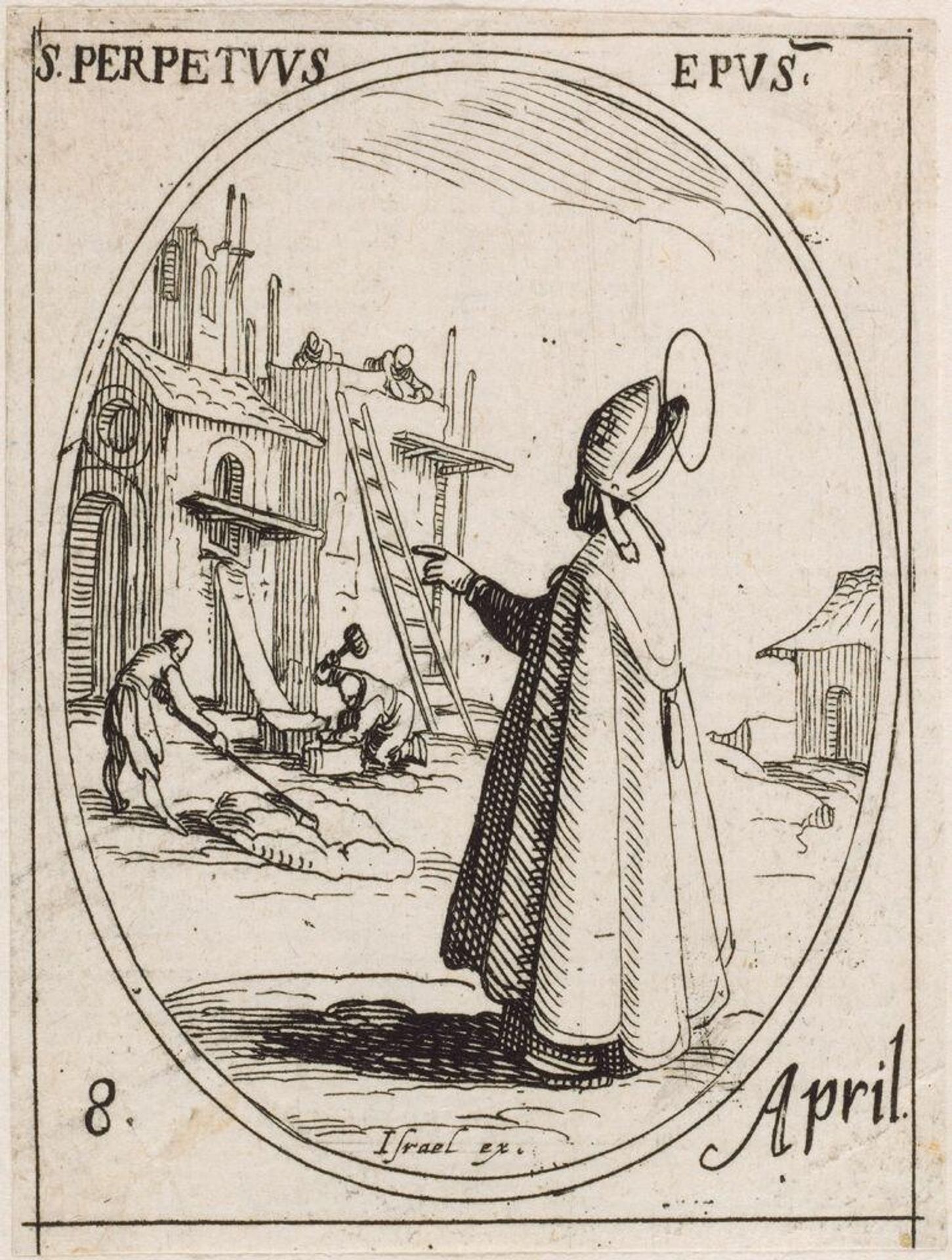 Saint Perpetuus by Jacques Callot