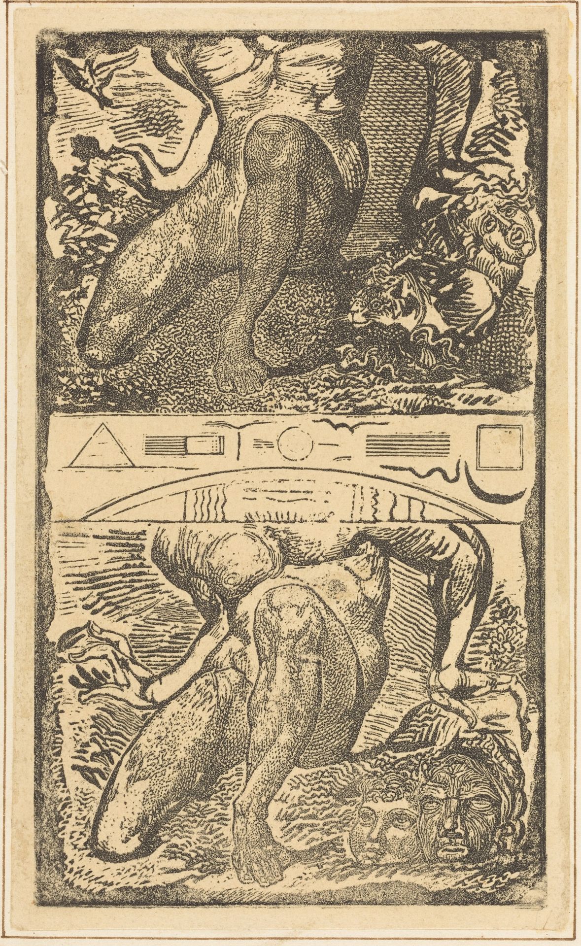 Unknown subject (Let Him look up into the Heaven and laugh in the bright air) by William Blake