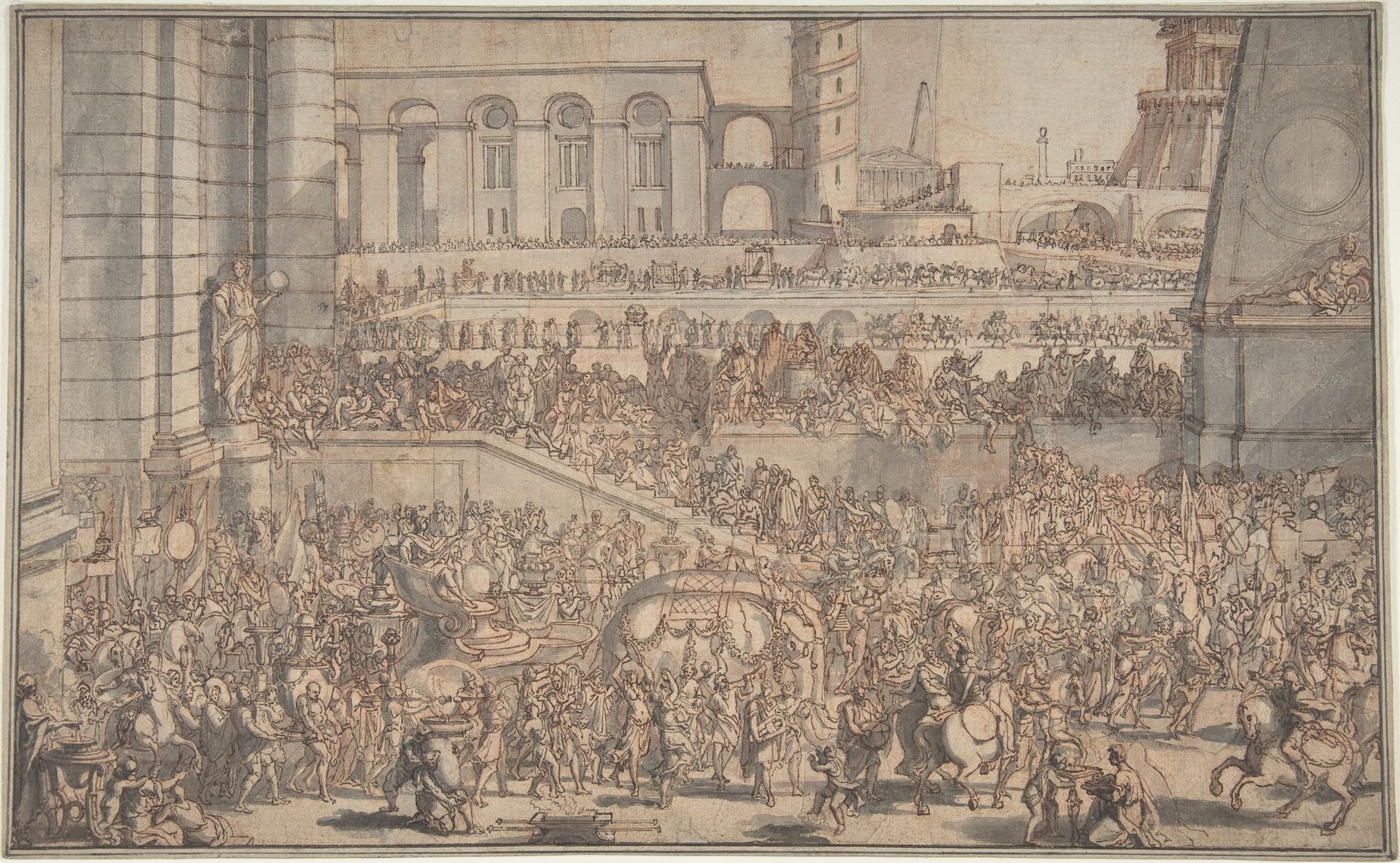 Alexander Entering Babylon by Sébastien Leclerc I