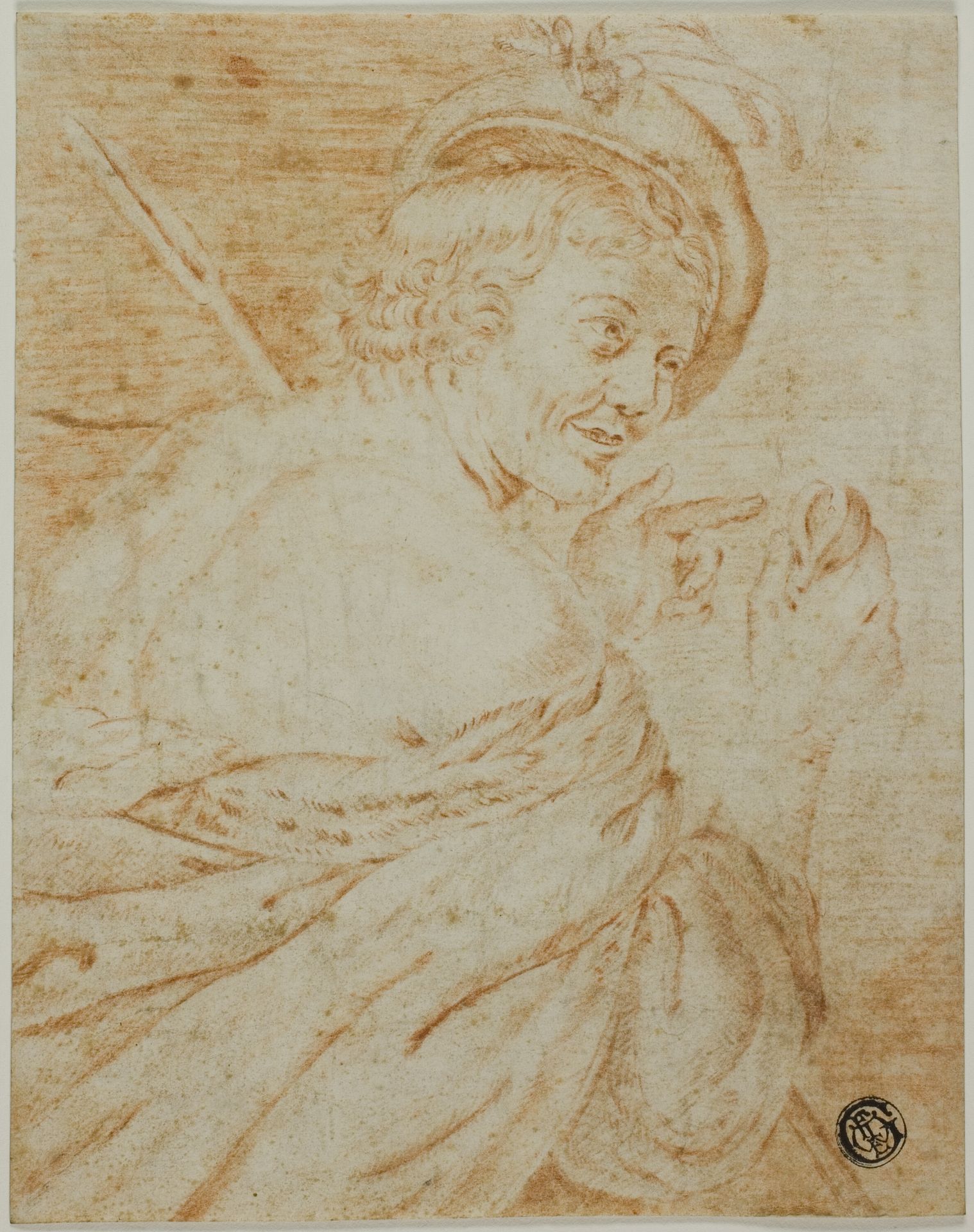Half-Length View of Man with a Fig by Anonymous