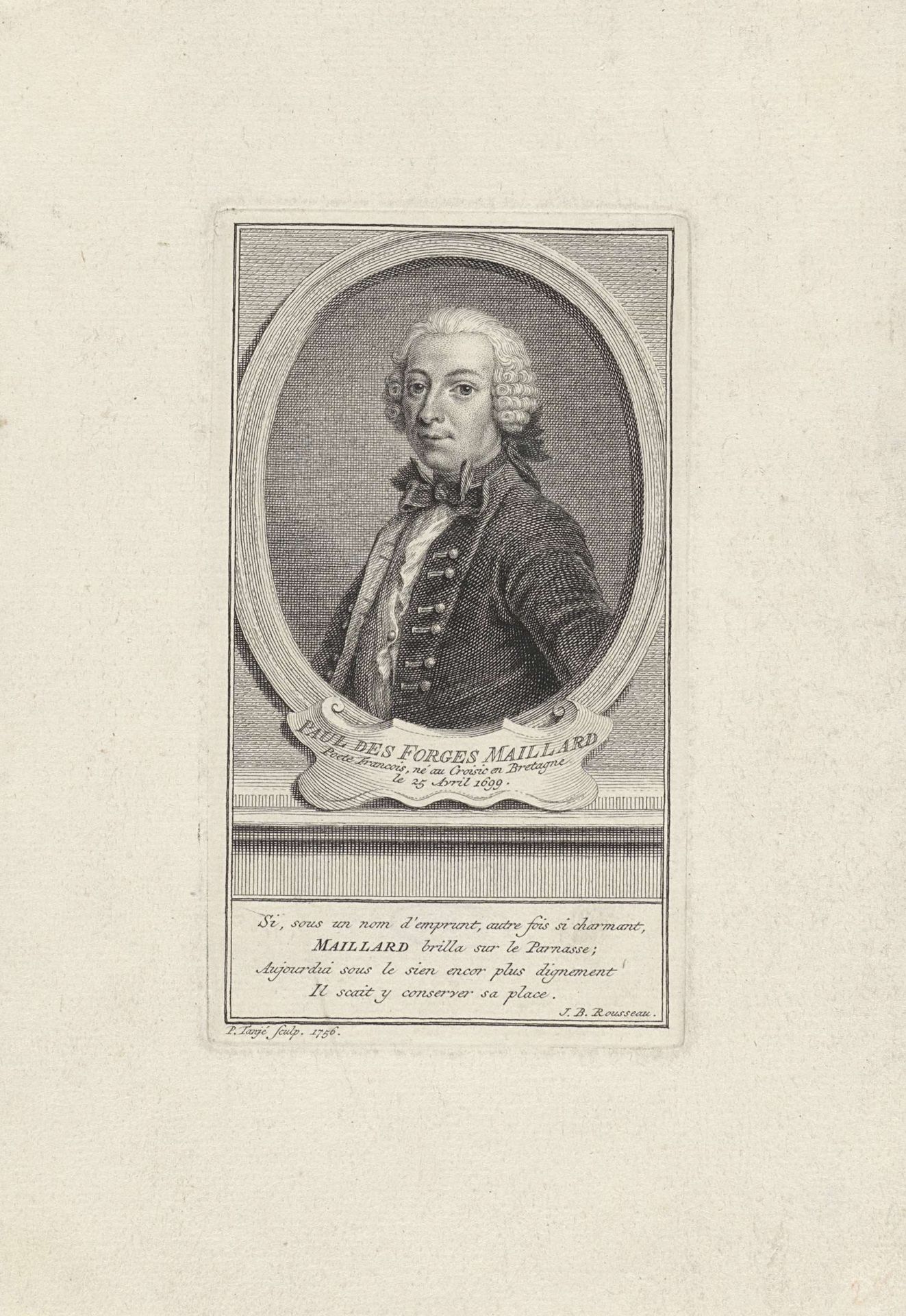 Portret van Paul Desforges-Maillard by Pieter Tanjé