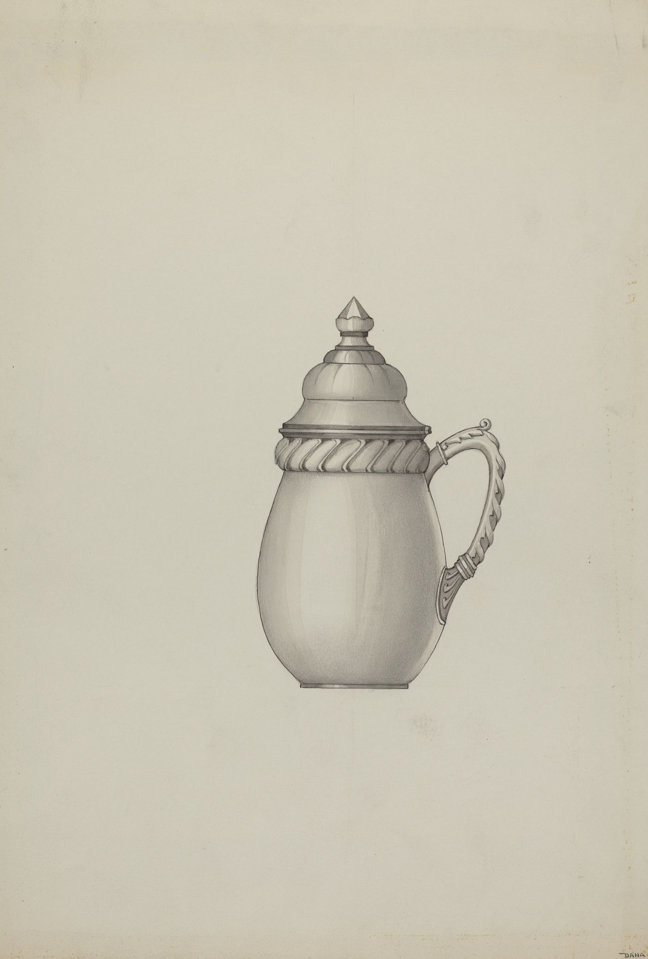 Pewter Honey Jar by Dana Bartlett