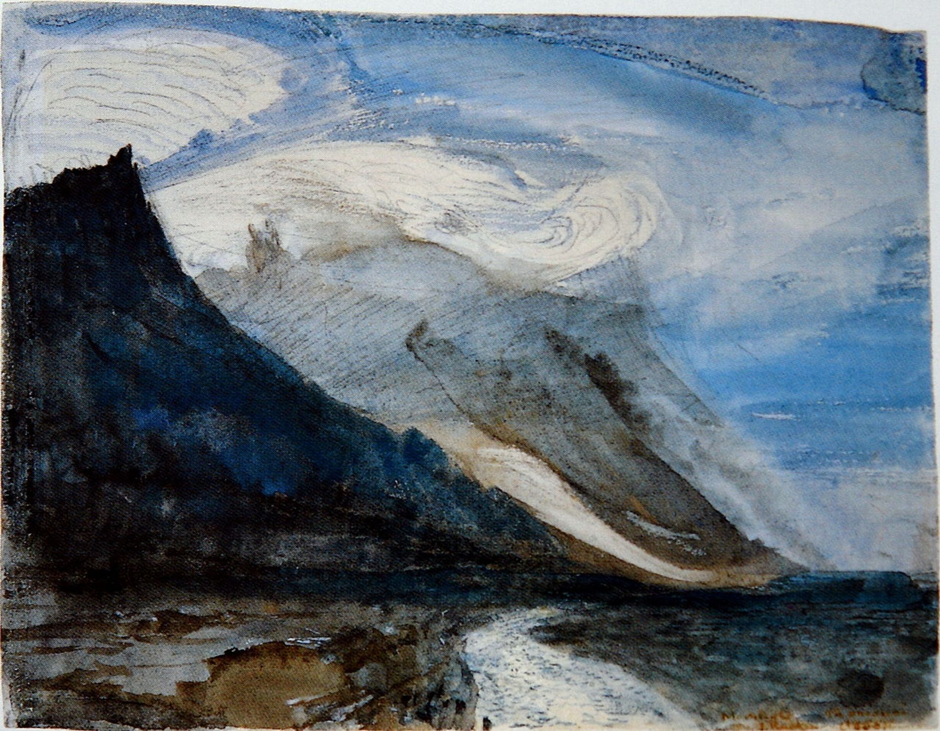 Moonlight Chamonix by John Ruskin