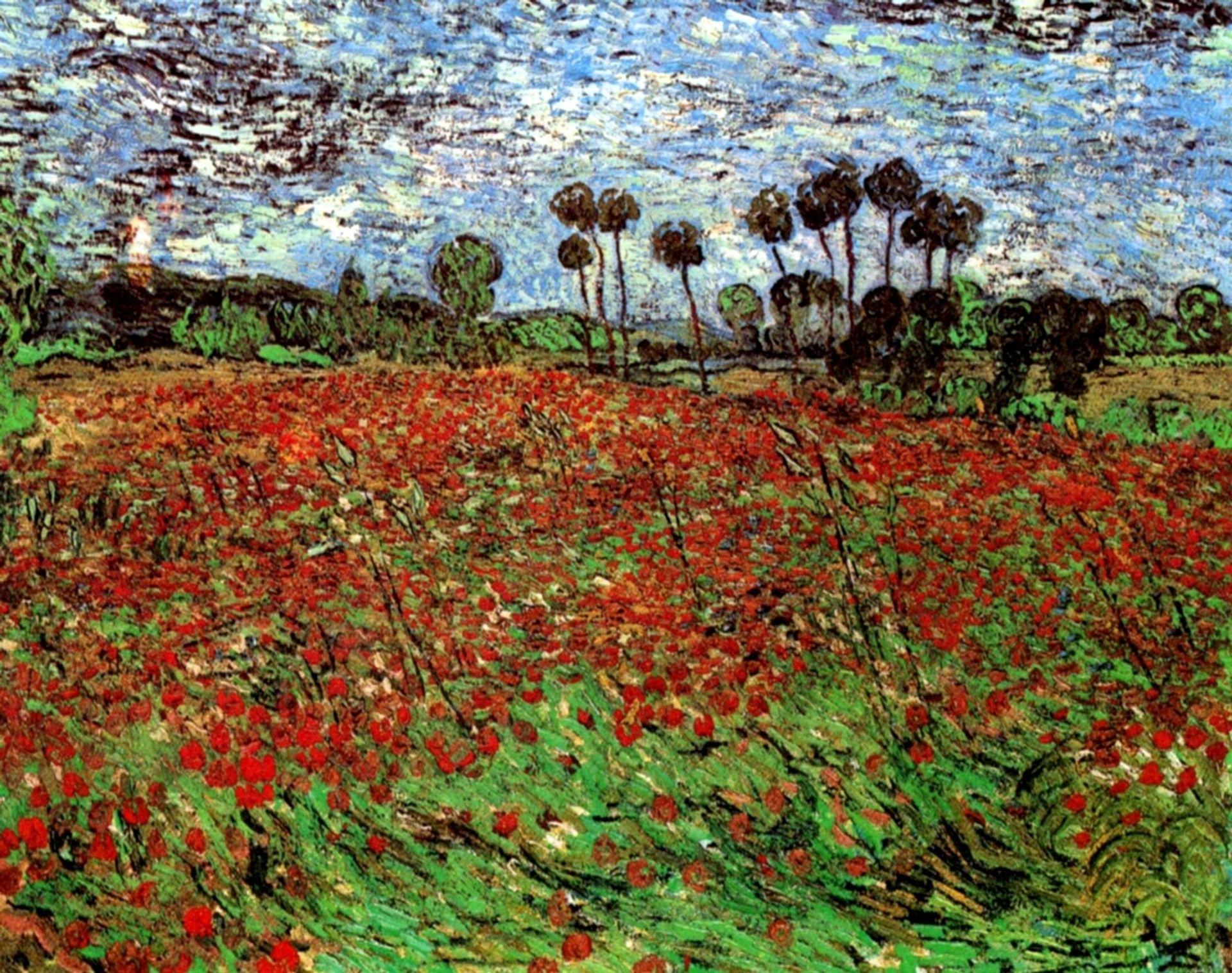 Field with Poppies by Vincent van Gogh