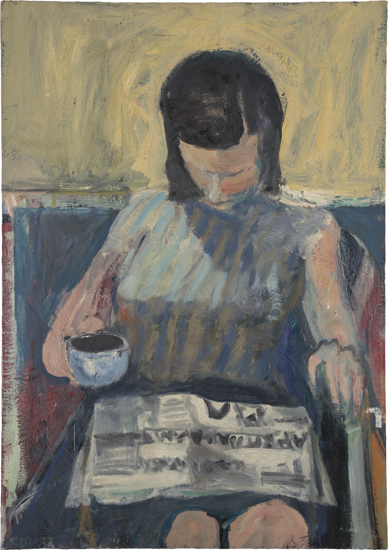 Woman with a Newspaper by Richard Diebenkorn