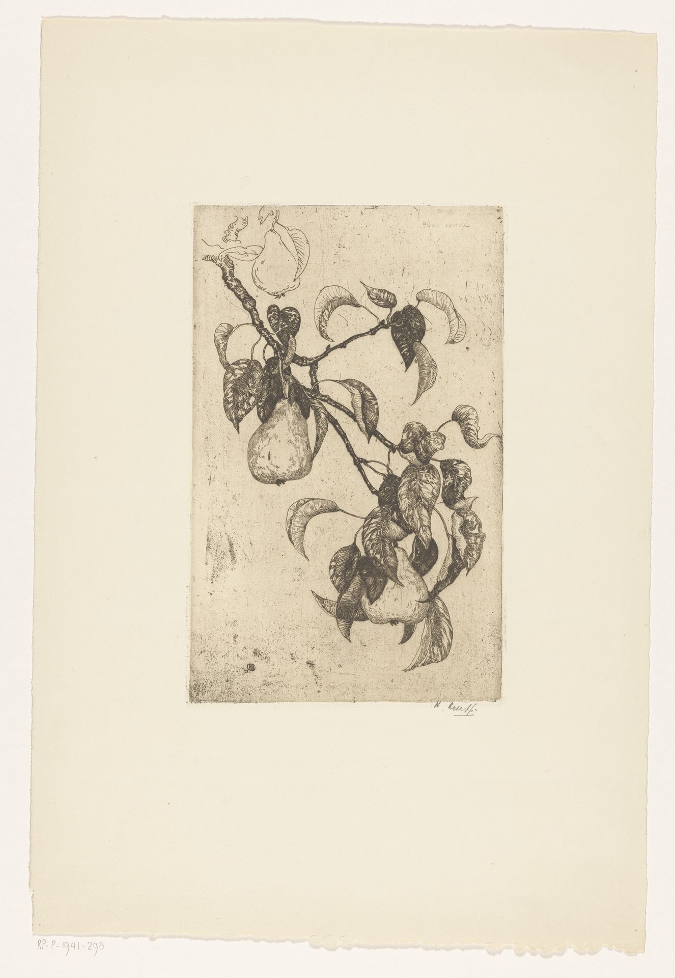 Tak met peren by Herman Heuff