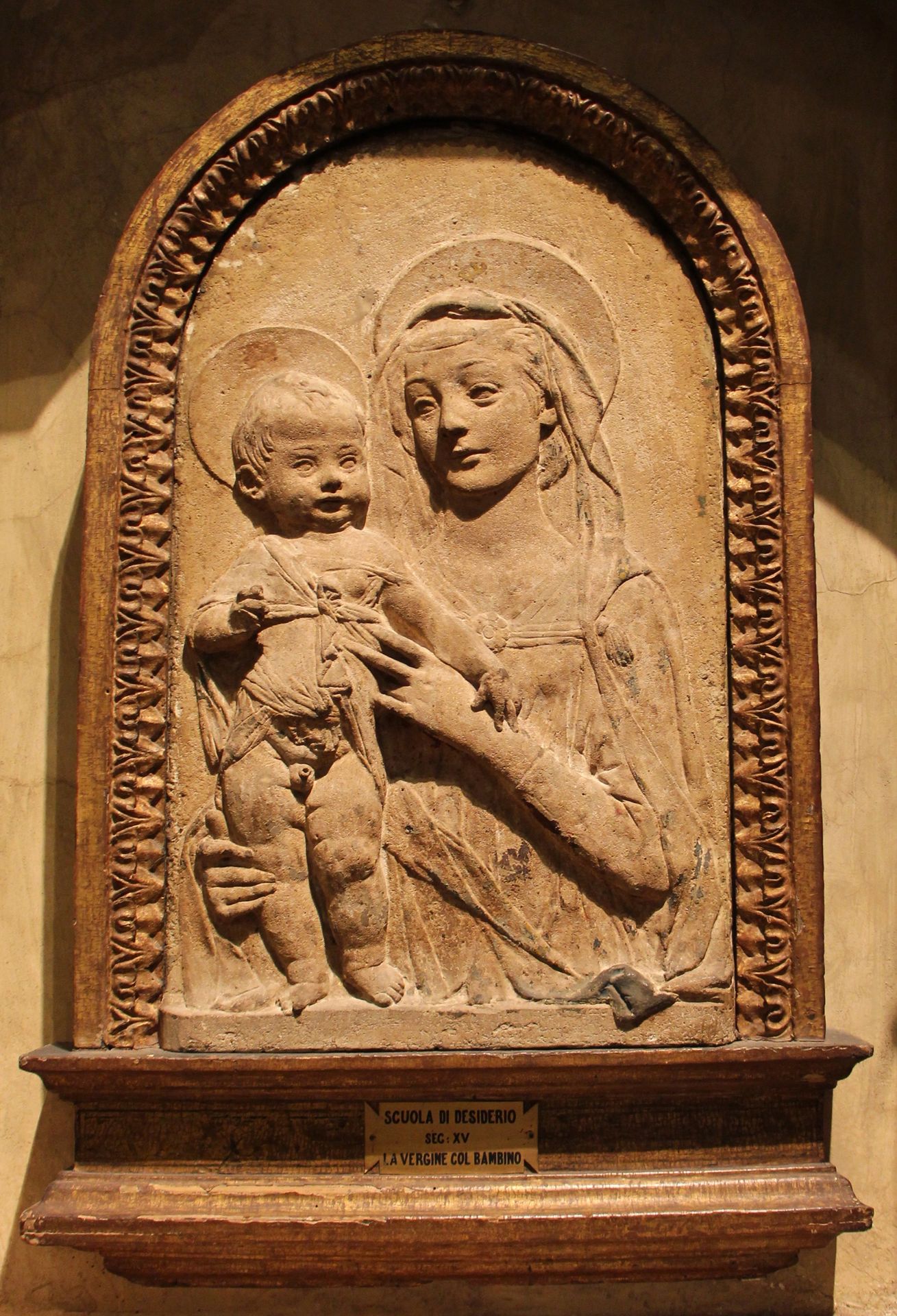 Madonna Col Bambino by Desiderio da Settignano
