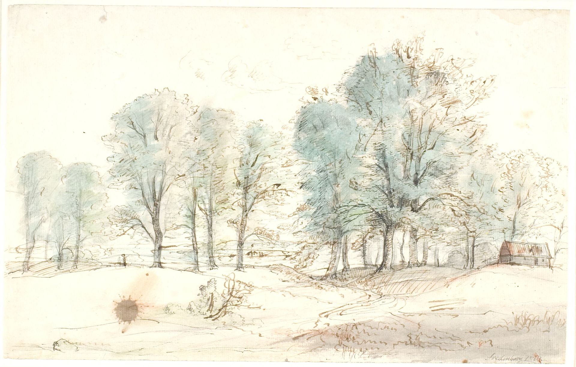 Landskab ved Fredensborg by Dankvart Dreyer