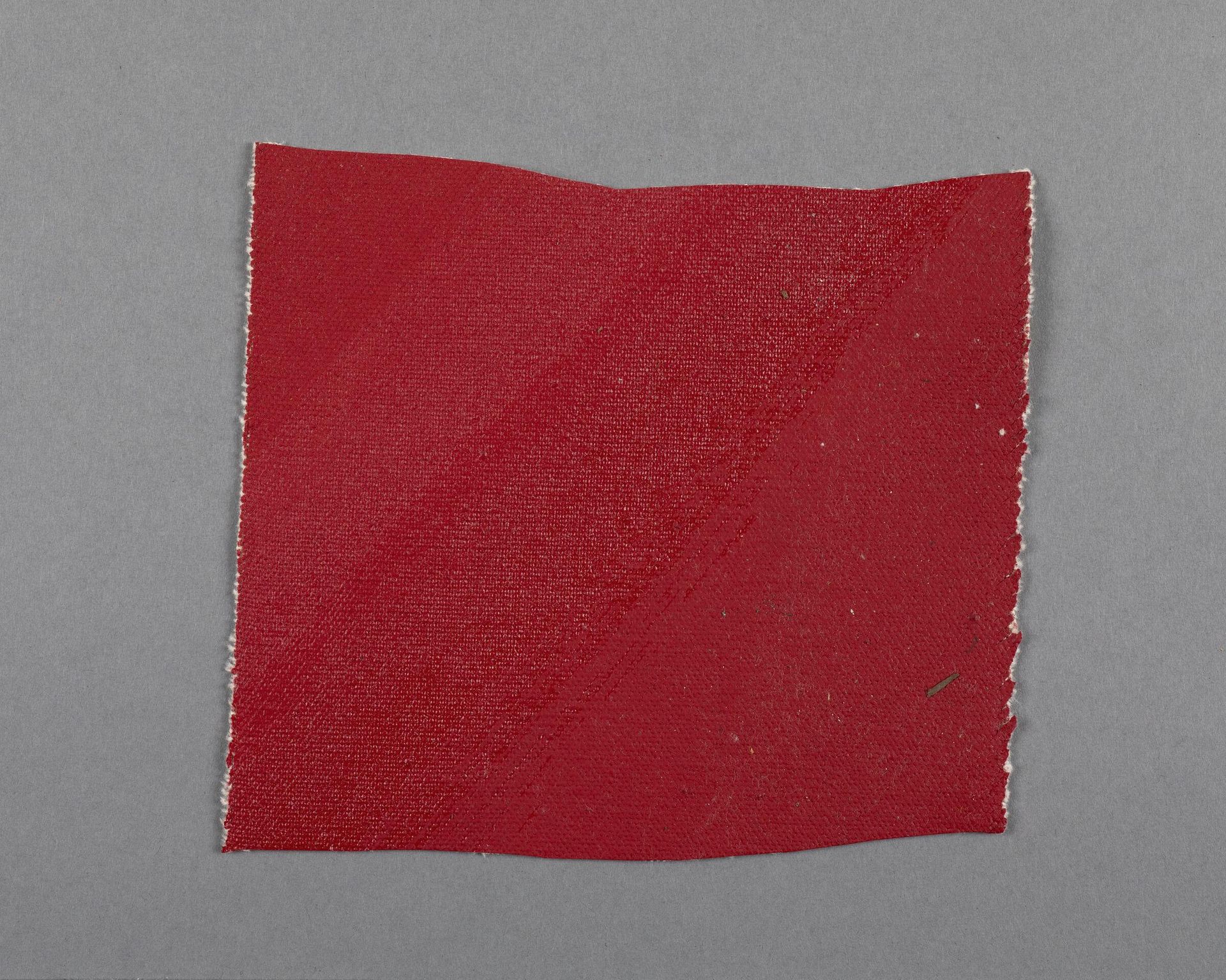 Painted canvas fragment by Barnett Newman