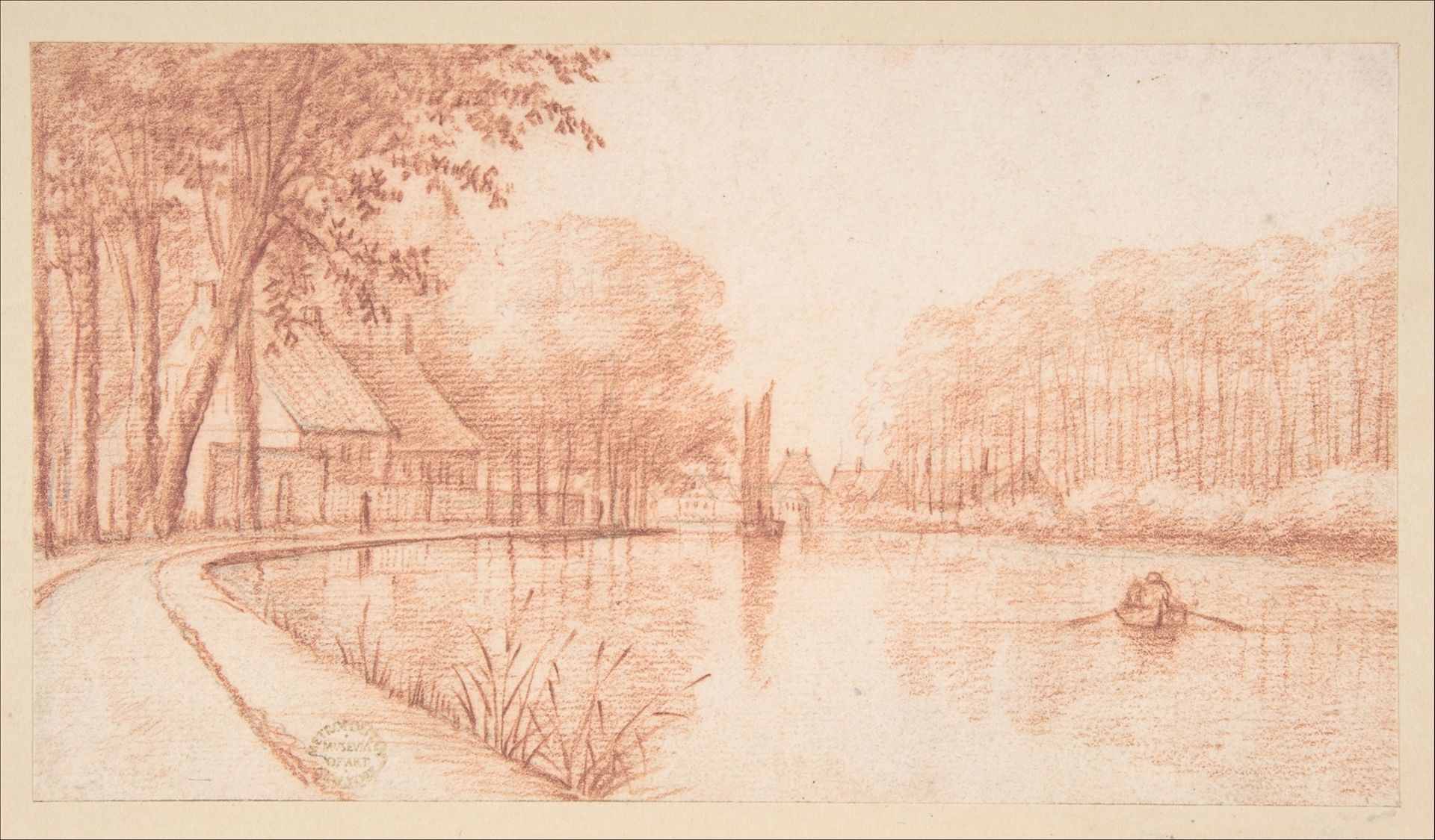 River Scene by Abraham Rutgers