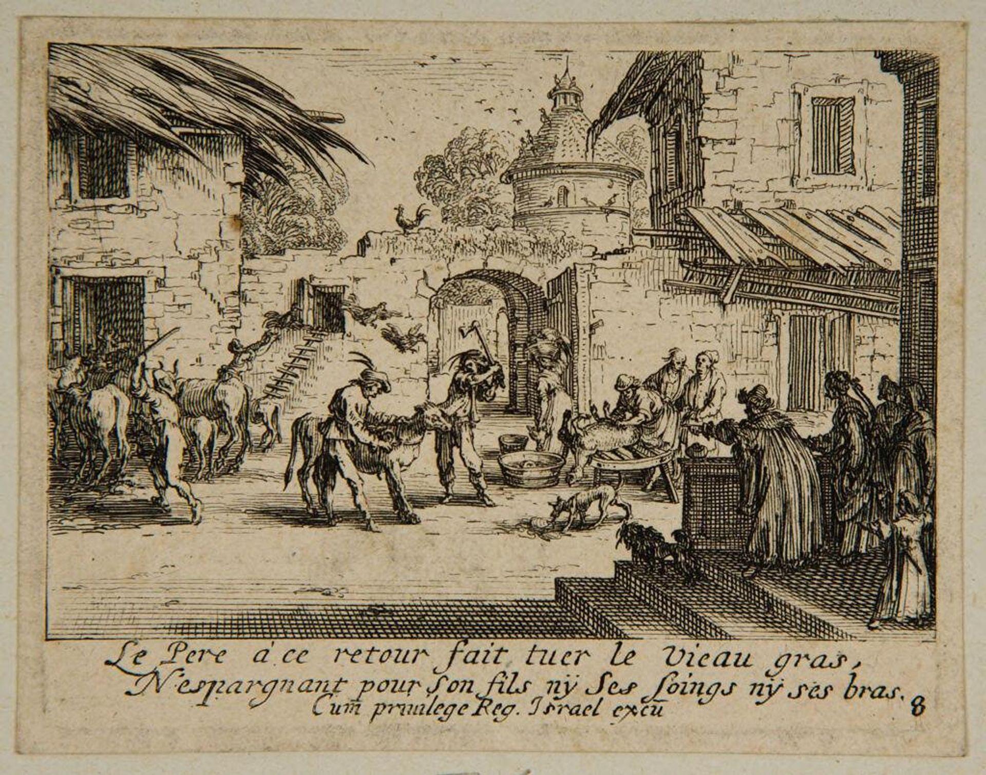 Killing the Fatted Calf by Jacques Callot