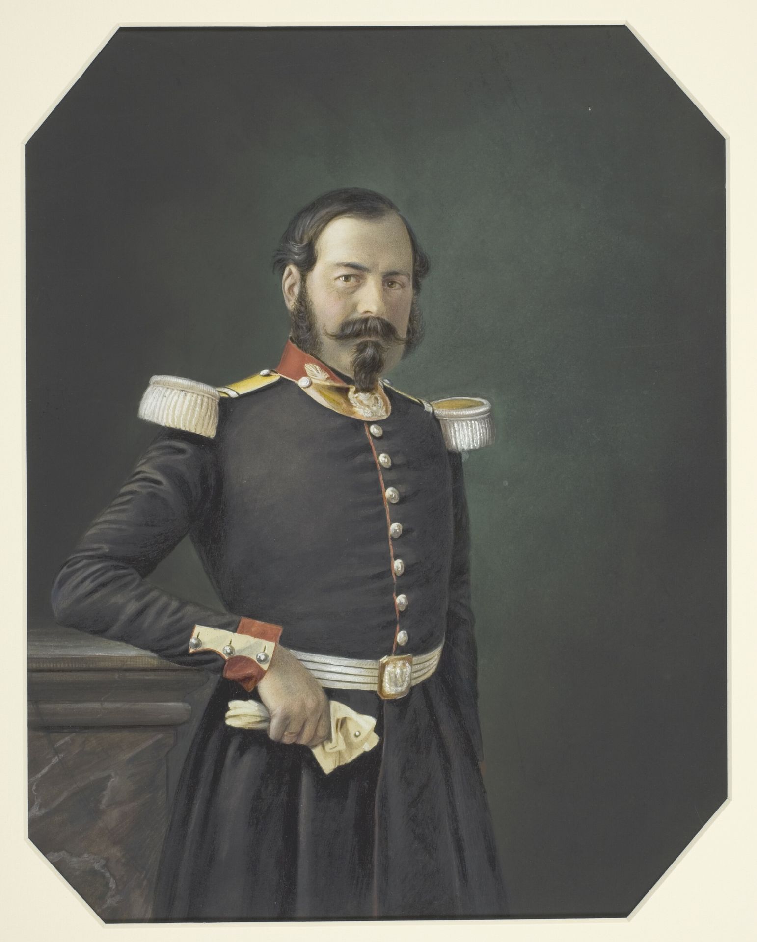 Portrait of a French Military Officer by Anonymous