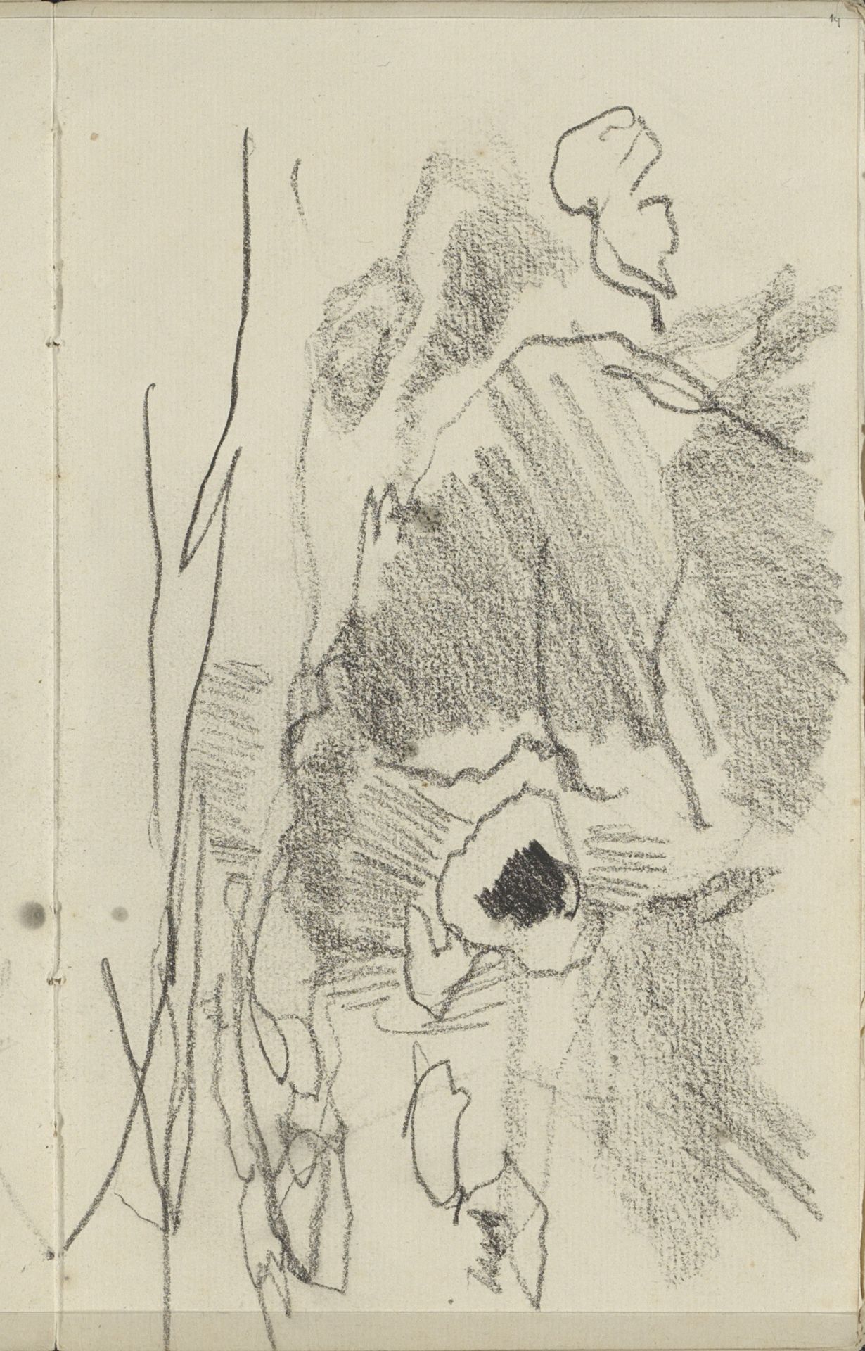 Landschap met wolkenlucht by George Hendrik Breitner
