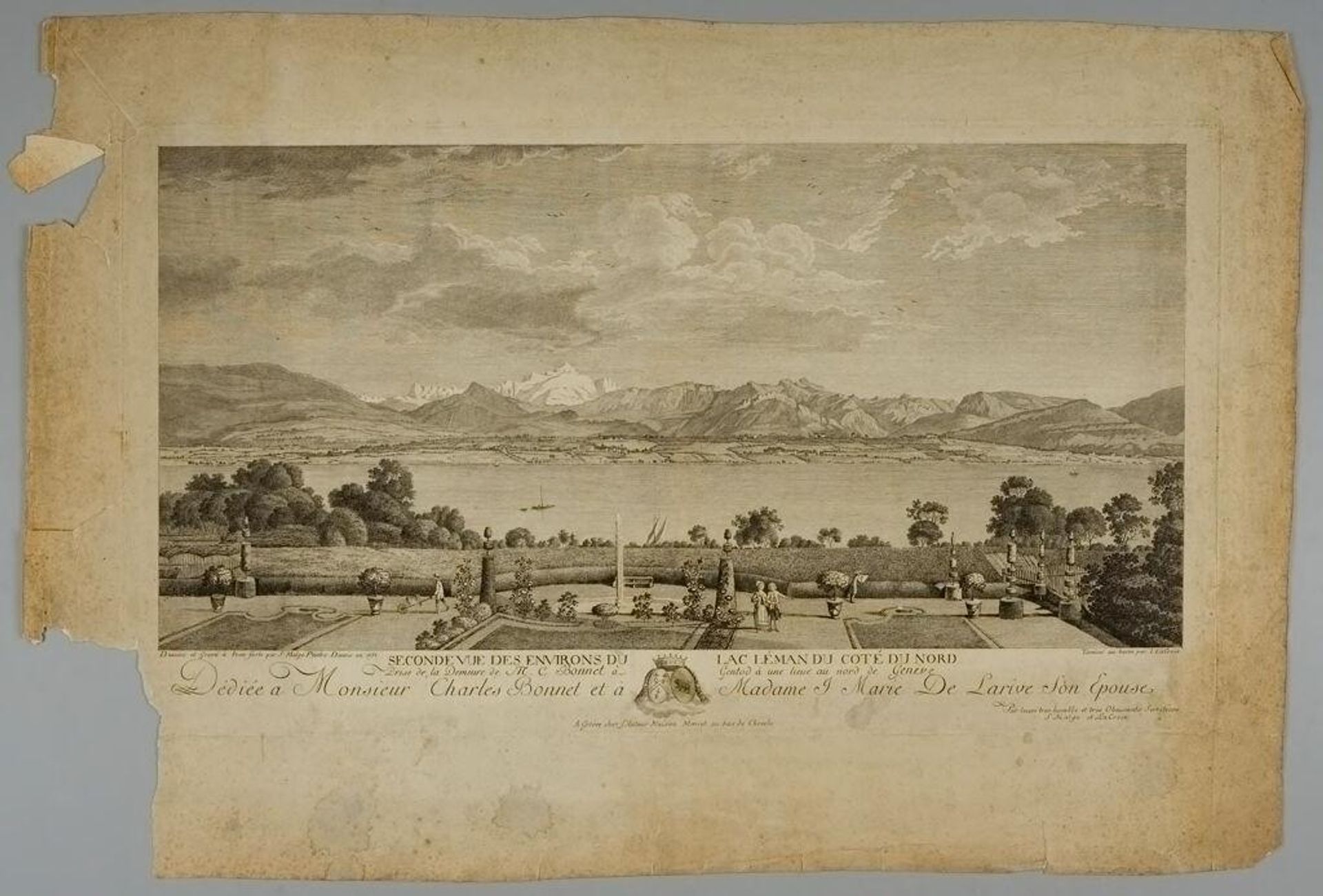 Secondary View near LÃ©man Lake by Isaac Jacob Lacroix