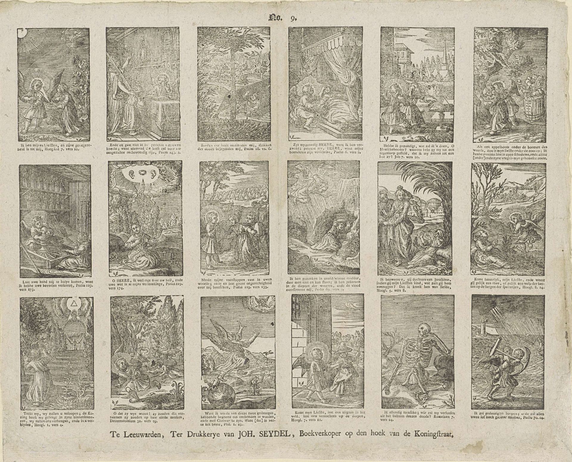 Illustraties bij Bijbelverzen by Christoffel van (IV) Sichem