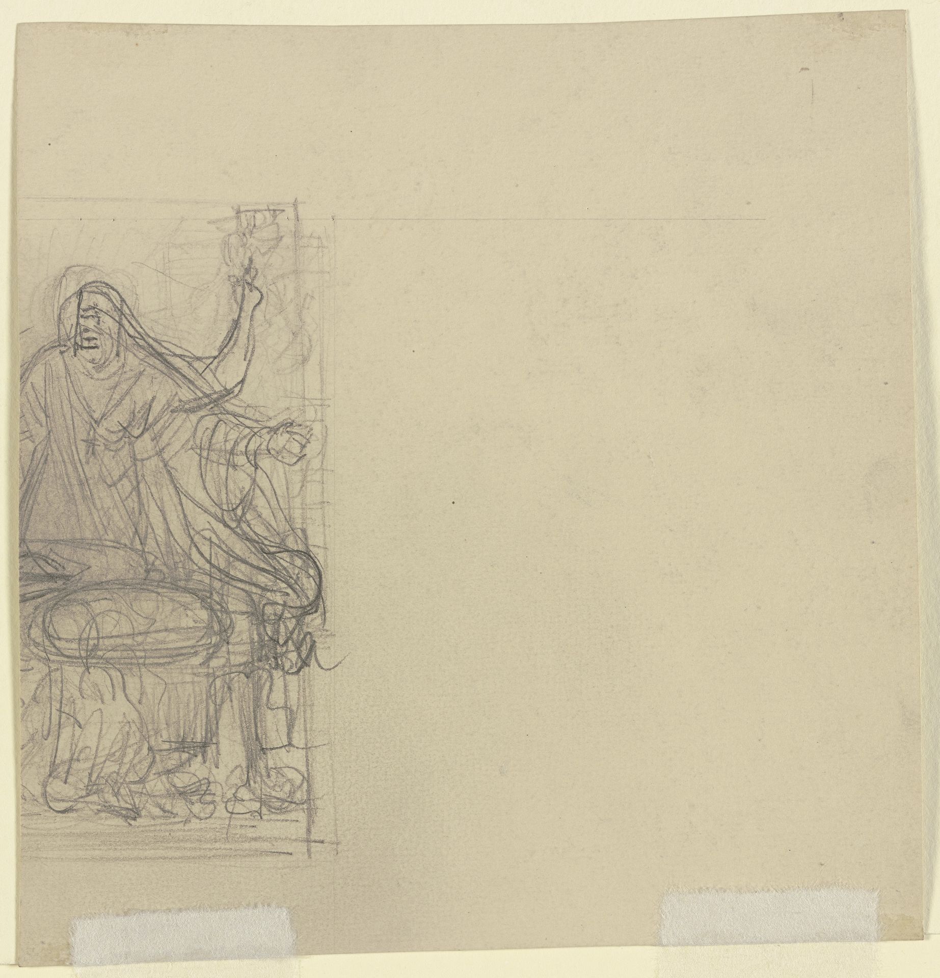 Szene aus Goethes Iphigenie auf Tauris (Fragment) by Bernhard Neher the Younger