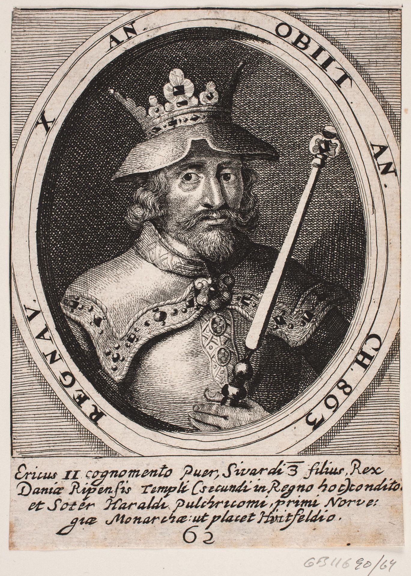 Kong Erik II by Anonymous
