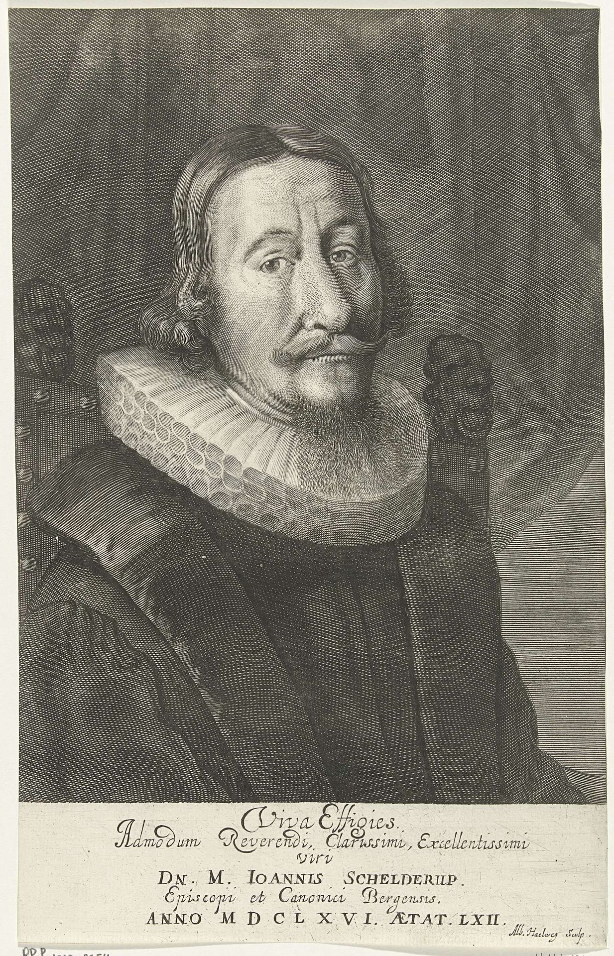 Portret van Johan Schelderup by Albert Haelwegh