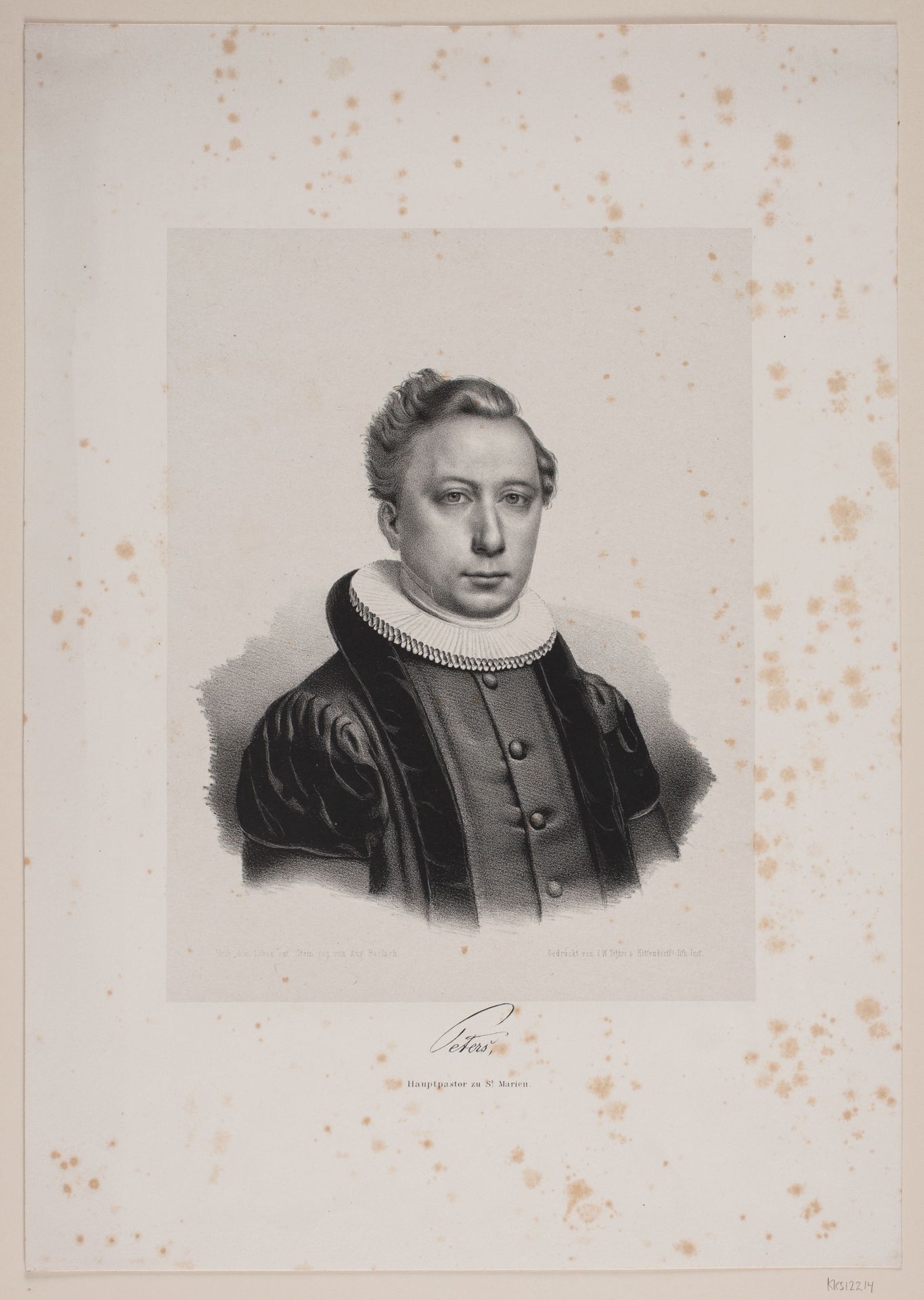 O. N. H. Peders by August Barlach