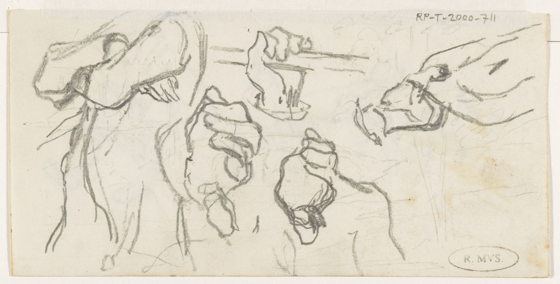 Studies van handen by Johannes Tavenraat