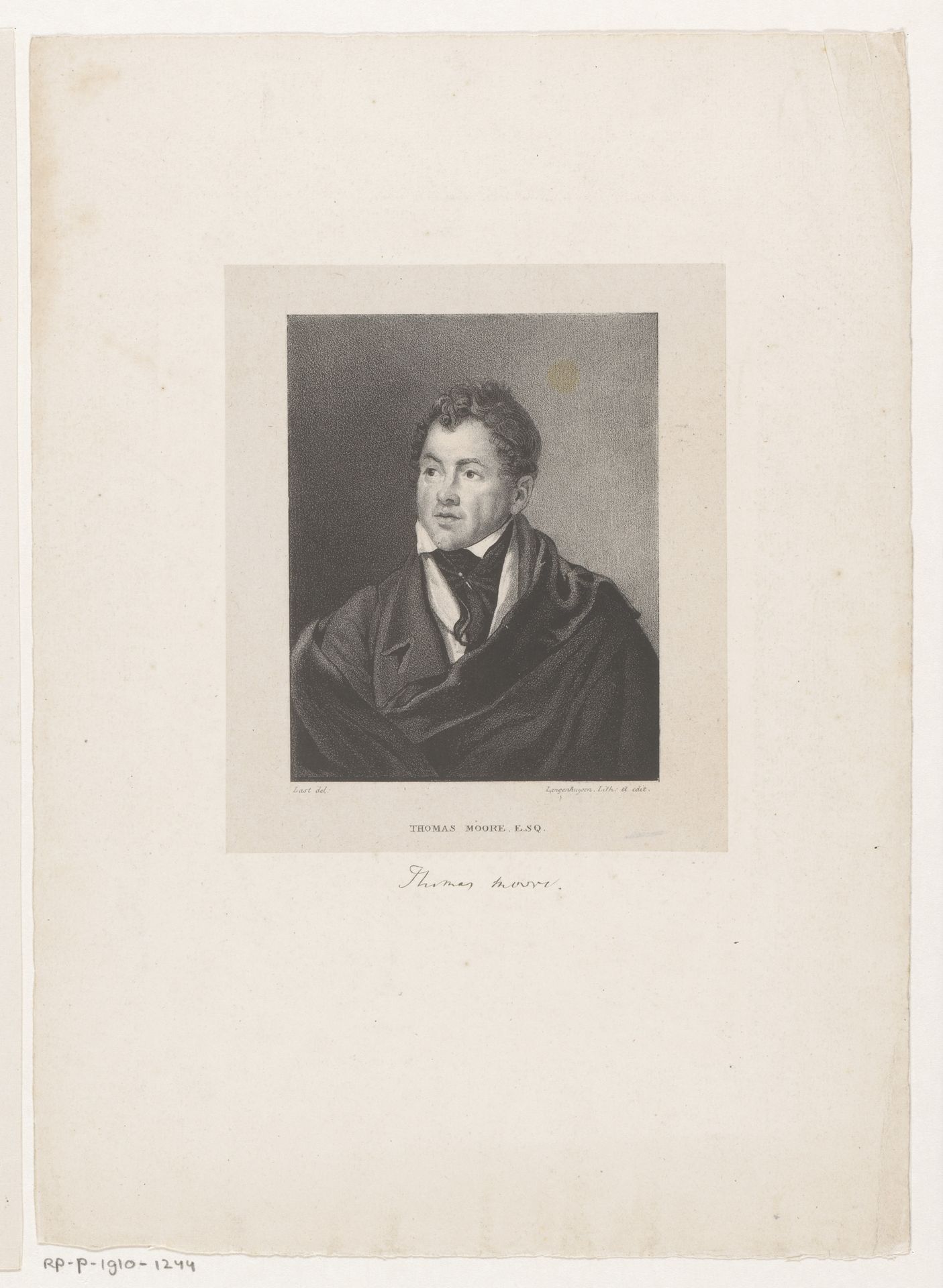 Portret van Thomas Moore by Carel Christiaan Antony Last