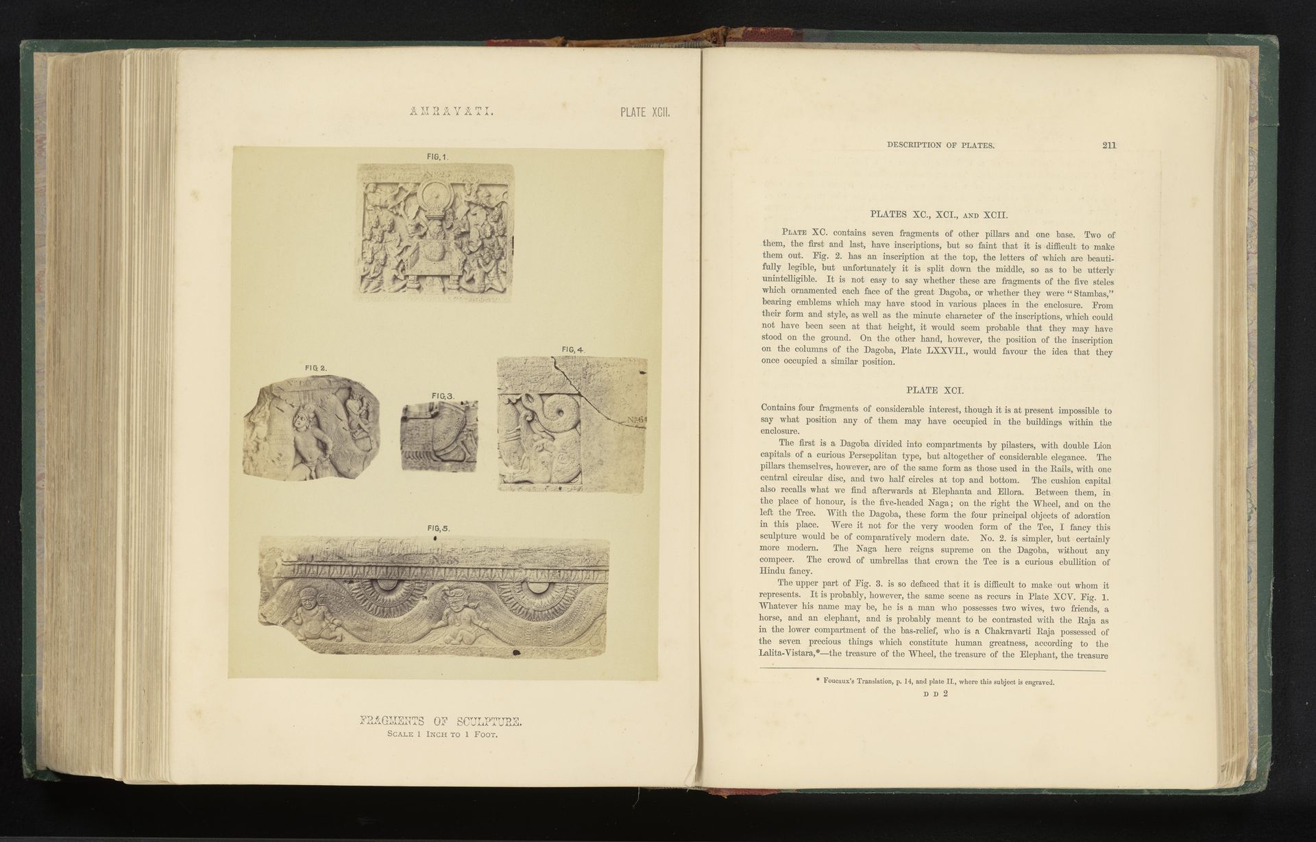 Vijf fragmenten van sculpturen by William H. Griggs