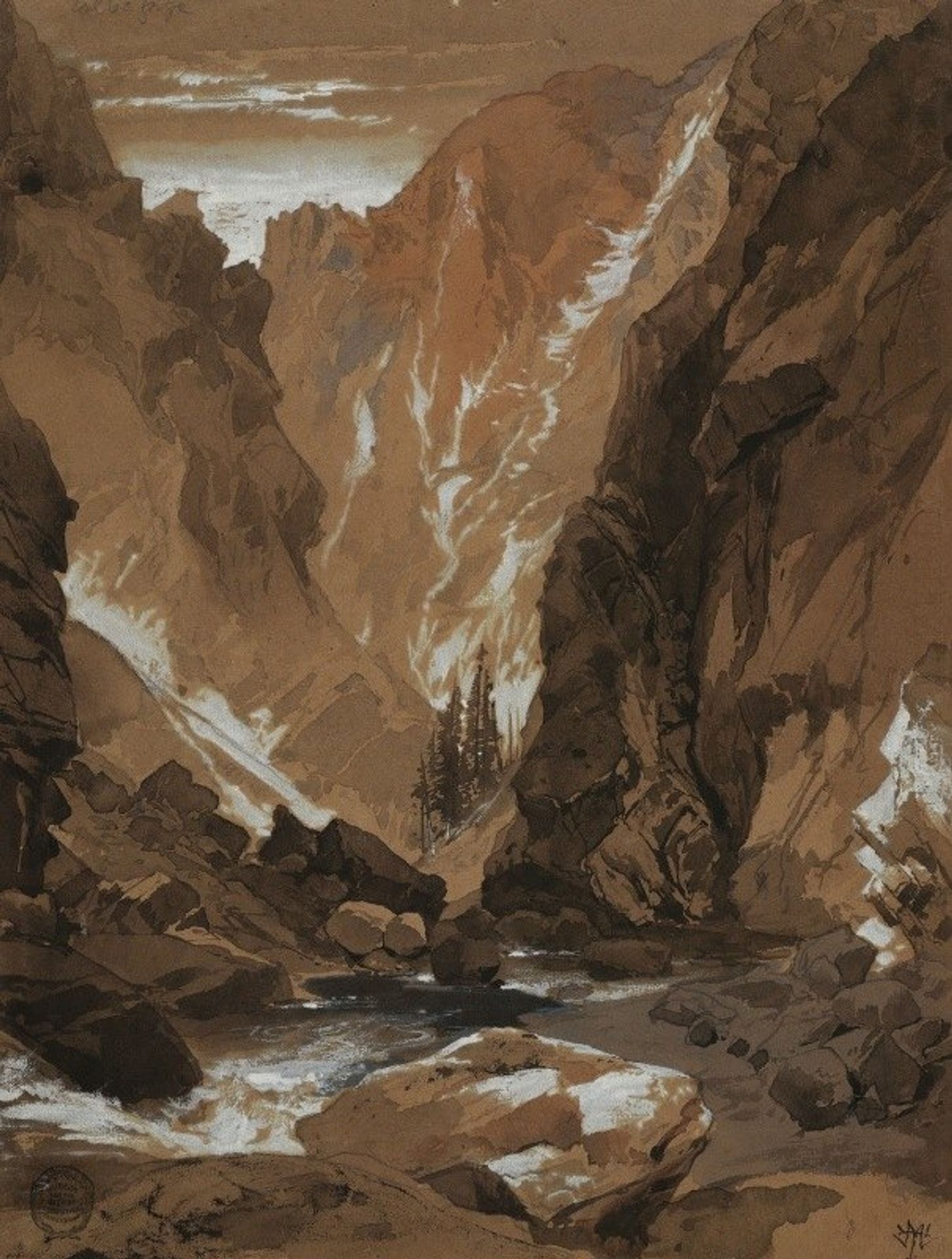 Toltec Gorge, Colorado by Thomas Moran