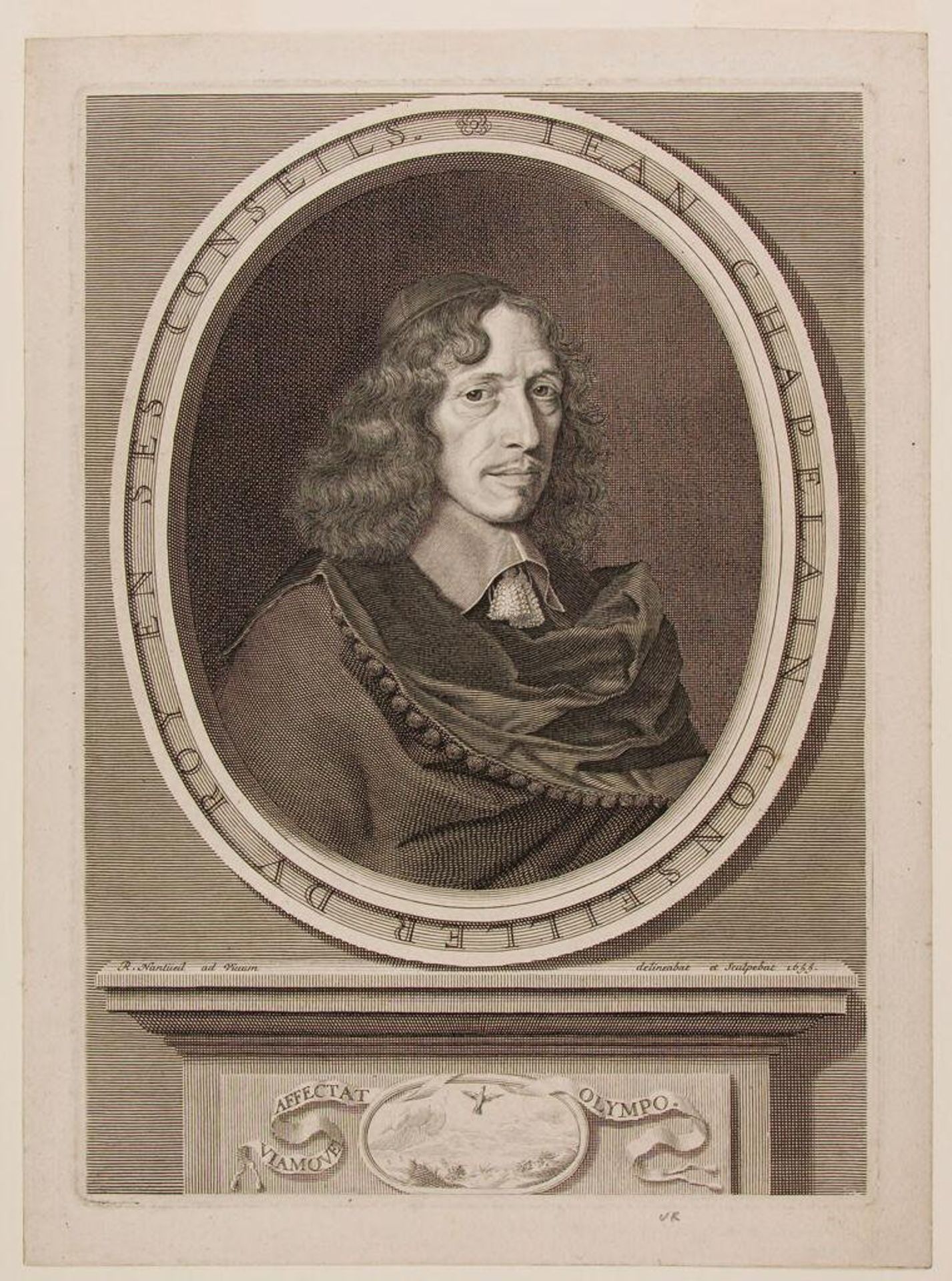 Jean Chapelain by Robert Nanteuil