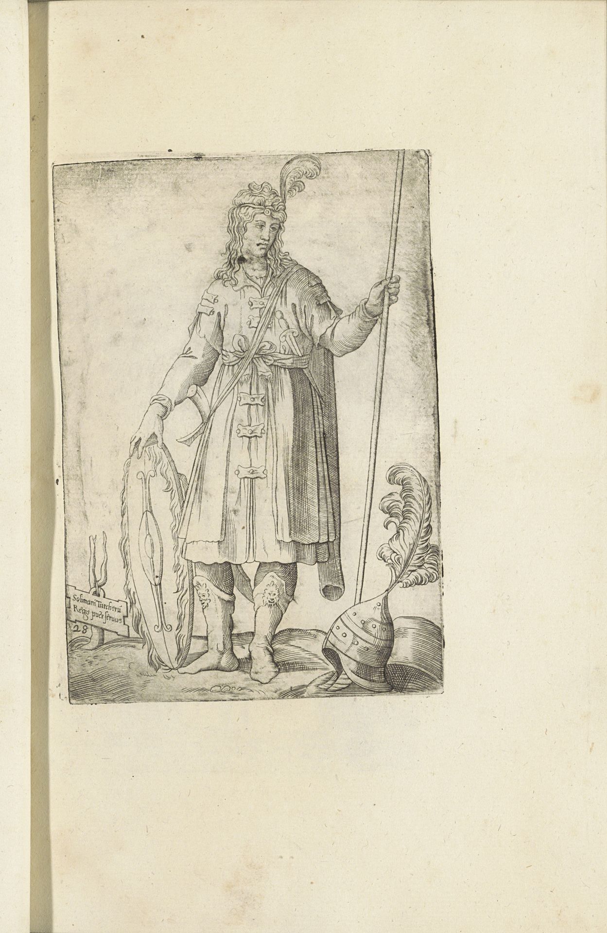 Turkse krijgsman by Ferando Bertelli