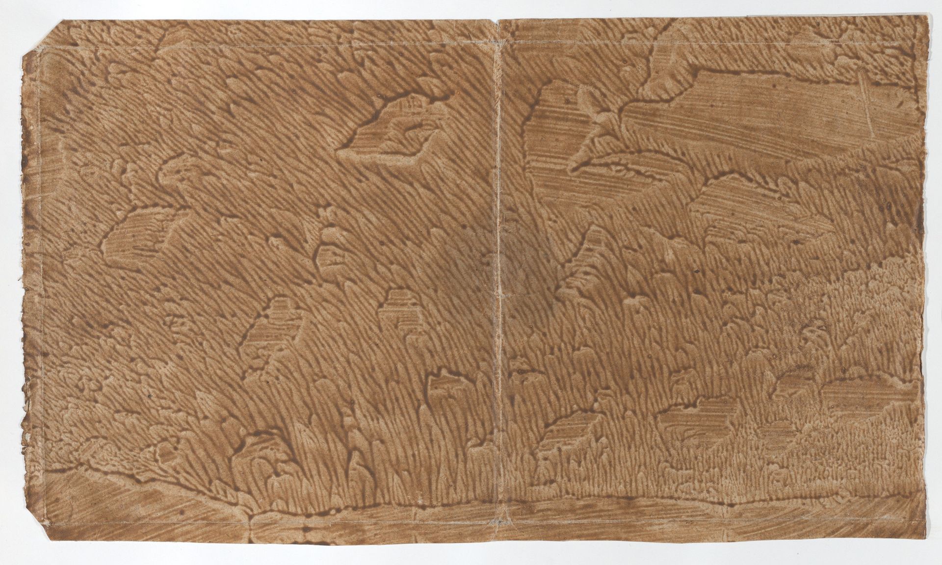 Brown paste paper book cover by Anonymous