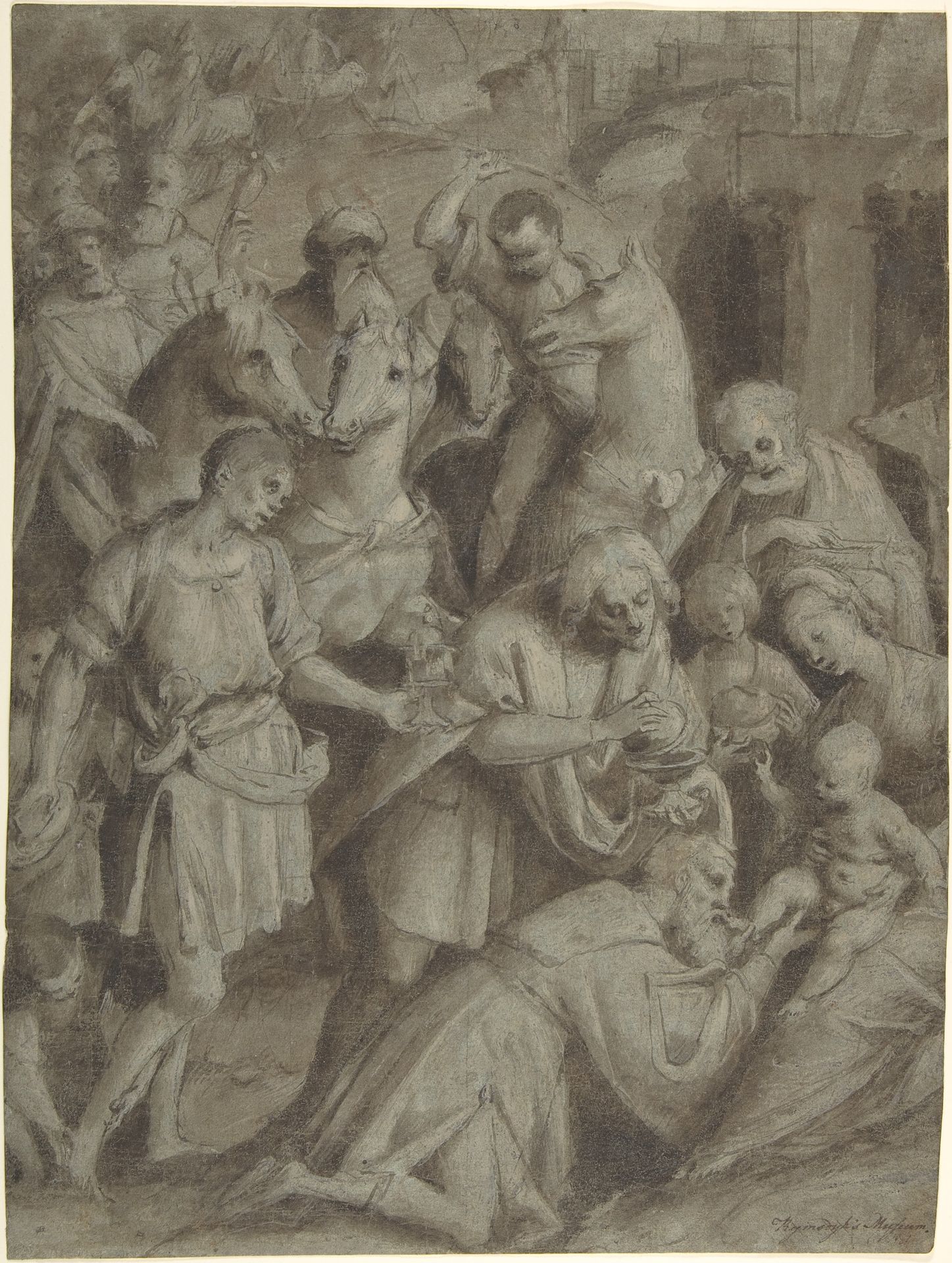 The Adoration of the Magi by Bernardino Lanino