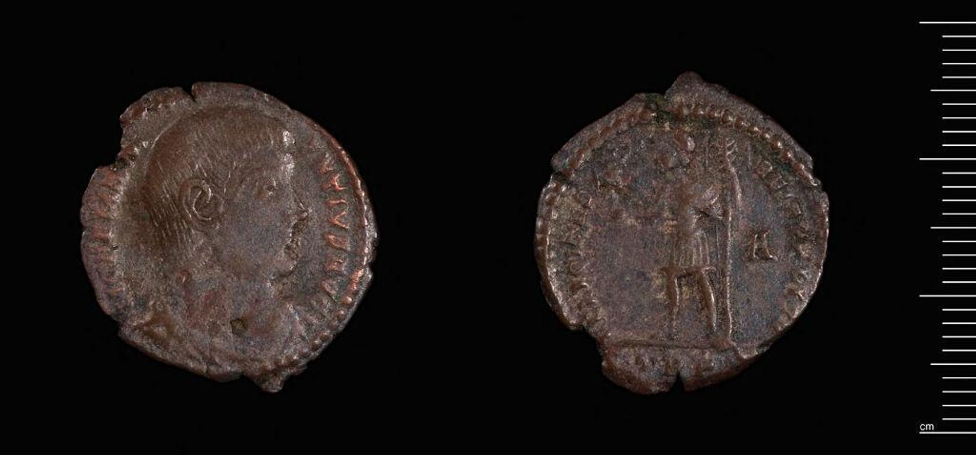 Coin (AE2) of Magnentius, Trier by Magnentius