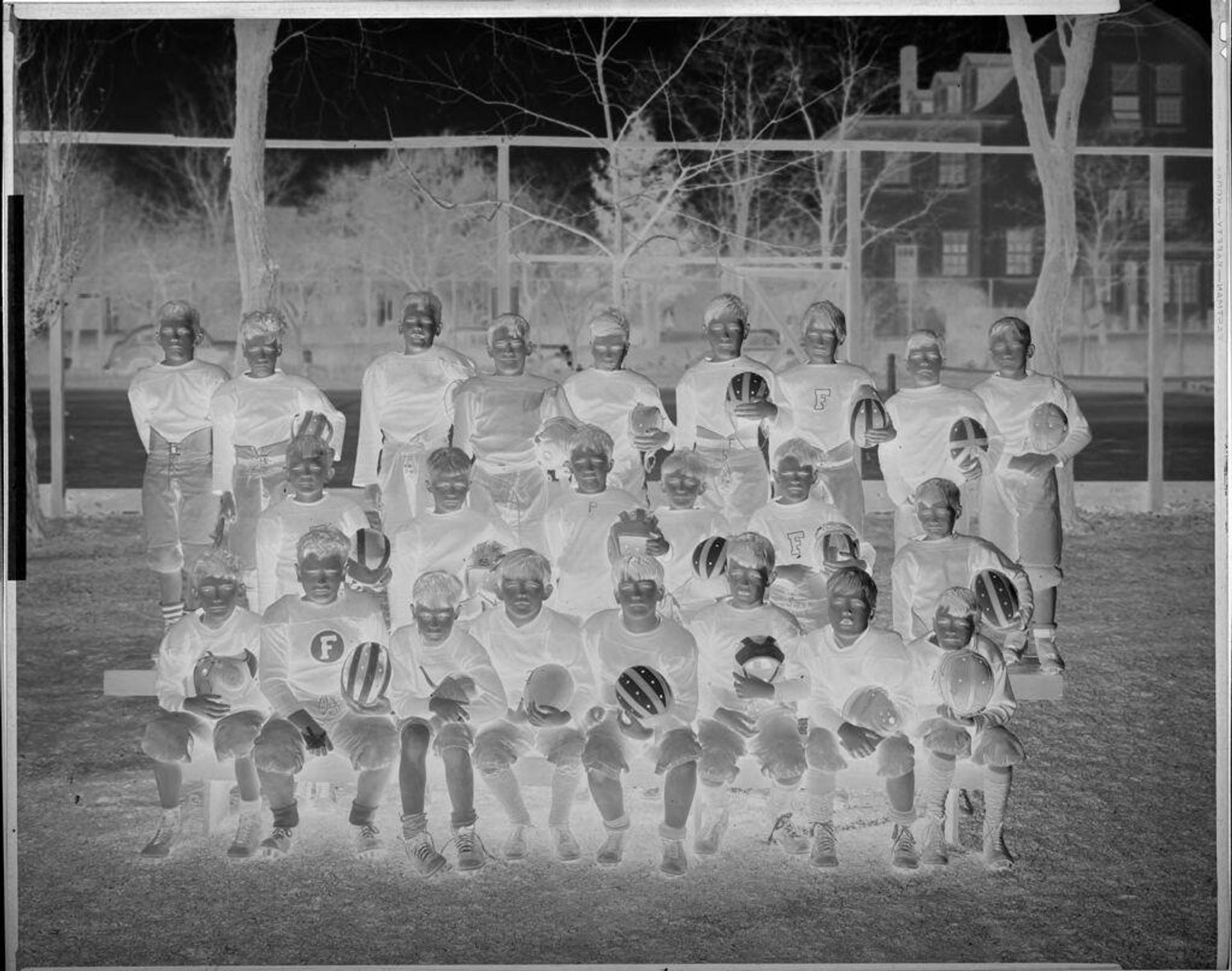 Untitled (sports group, younger boys, Friends School) by Harris & Ewing