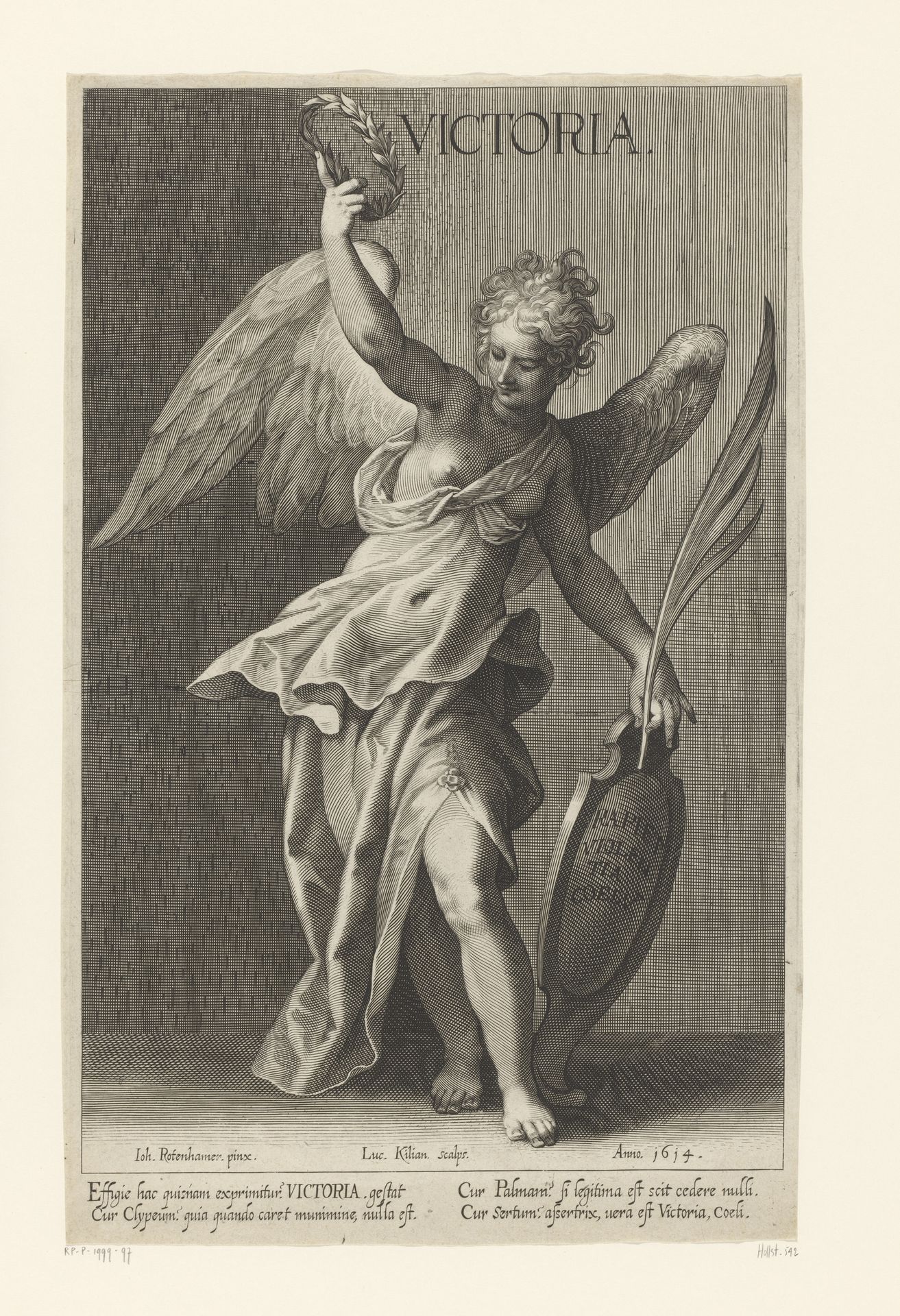 Allegorie op de Overwinning by Lucas Kilian
