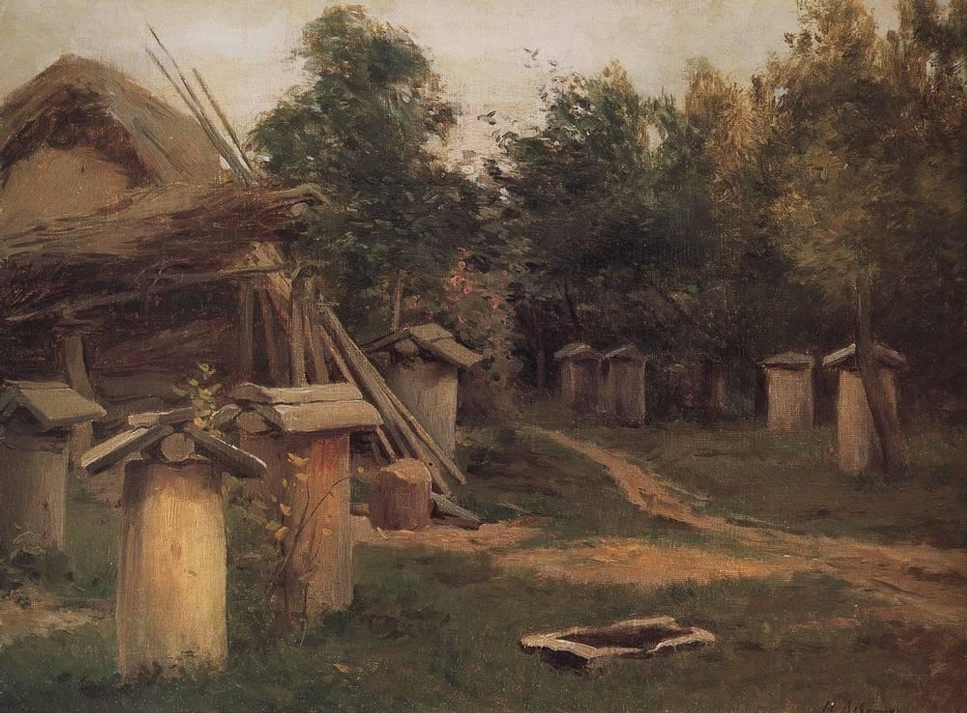 Apiary by Isaac Levitan