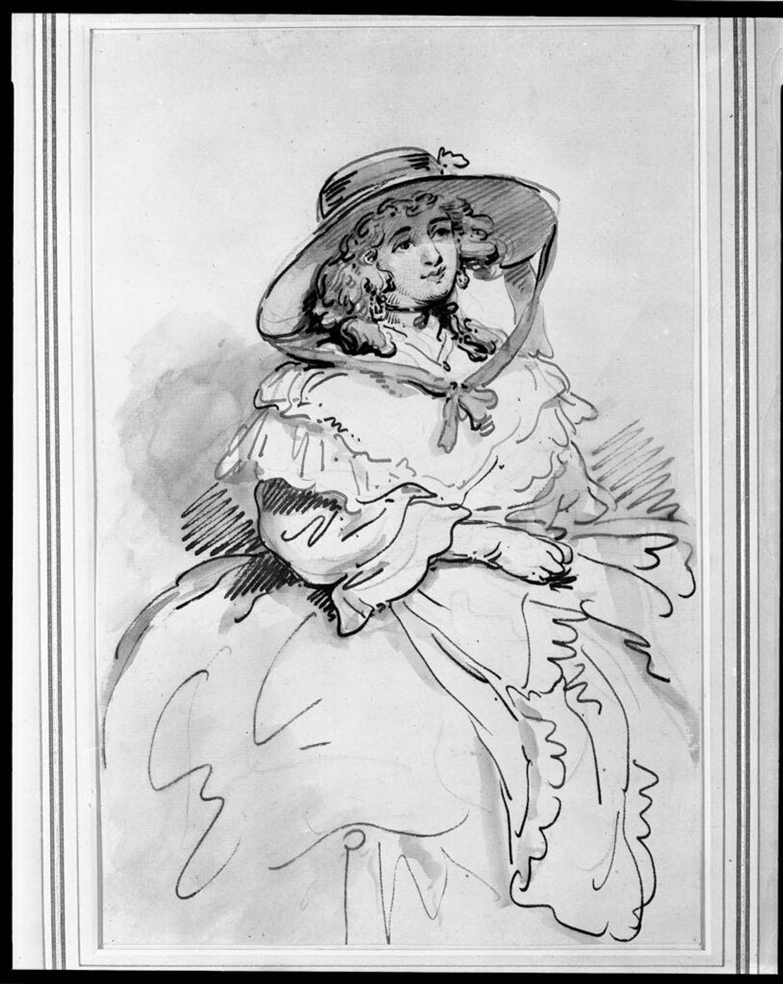 Mrs. Samuel Howitt by Thomas Rowlandson