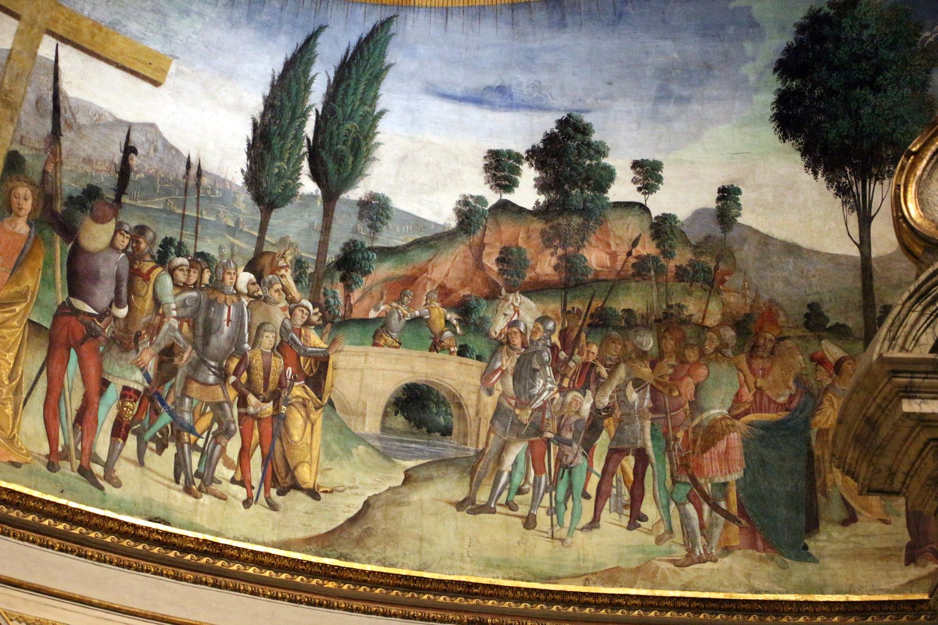Stories of the Holy Cross by Antoniazzo Romano