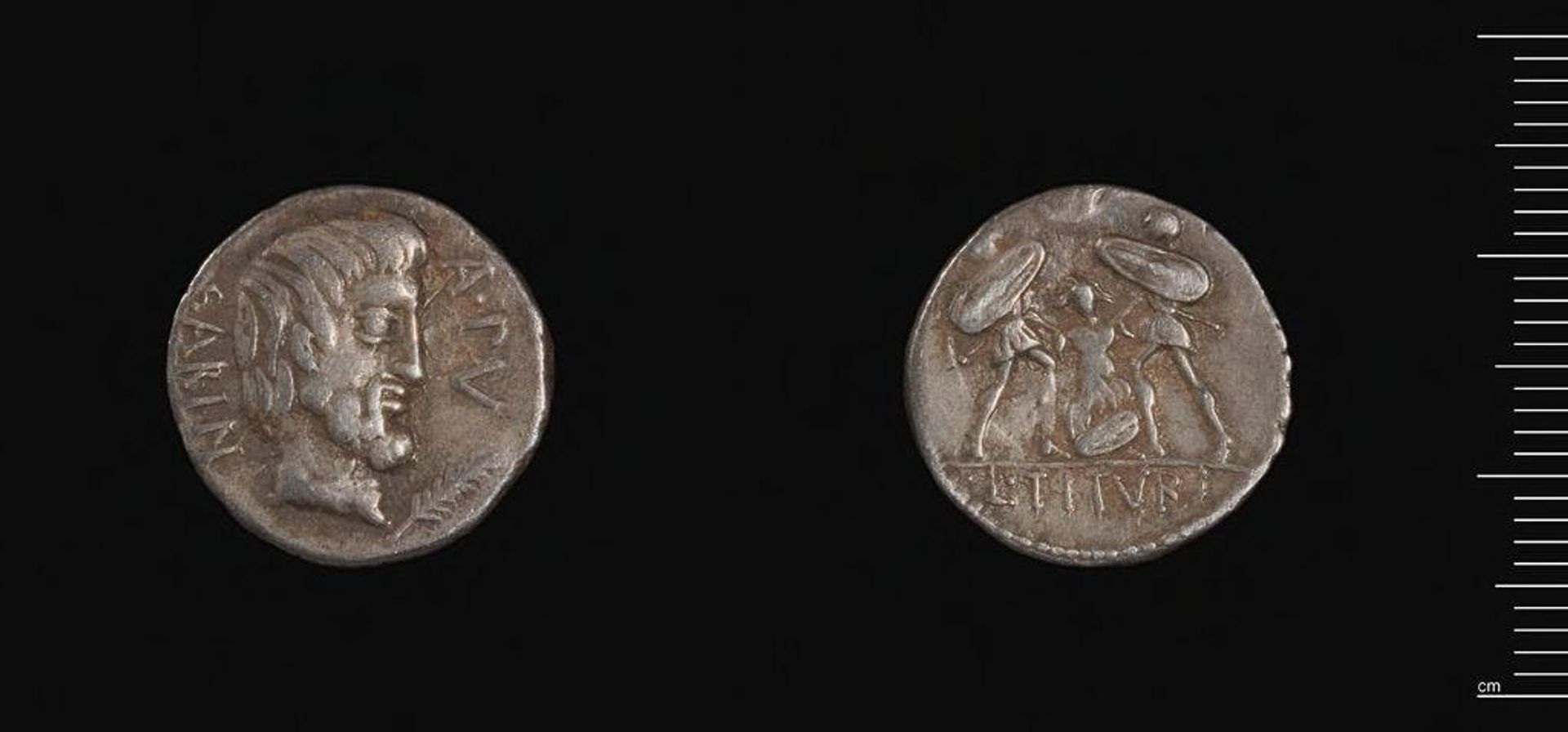 Denarius of L. Titurius L.f. Sabinus, Rome by Moneyer: L. Titurius L.f. Sabinus