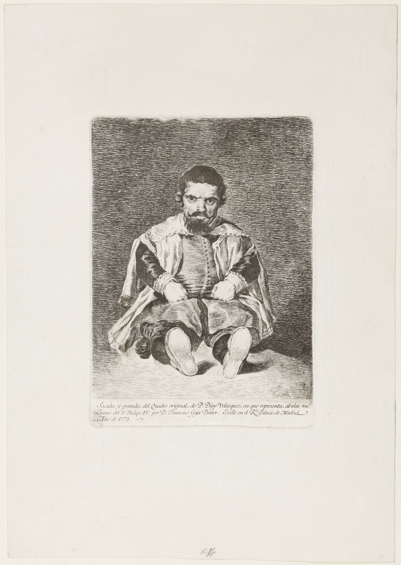 A dwarf by Francisco de Goya