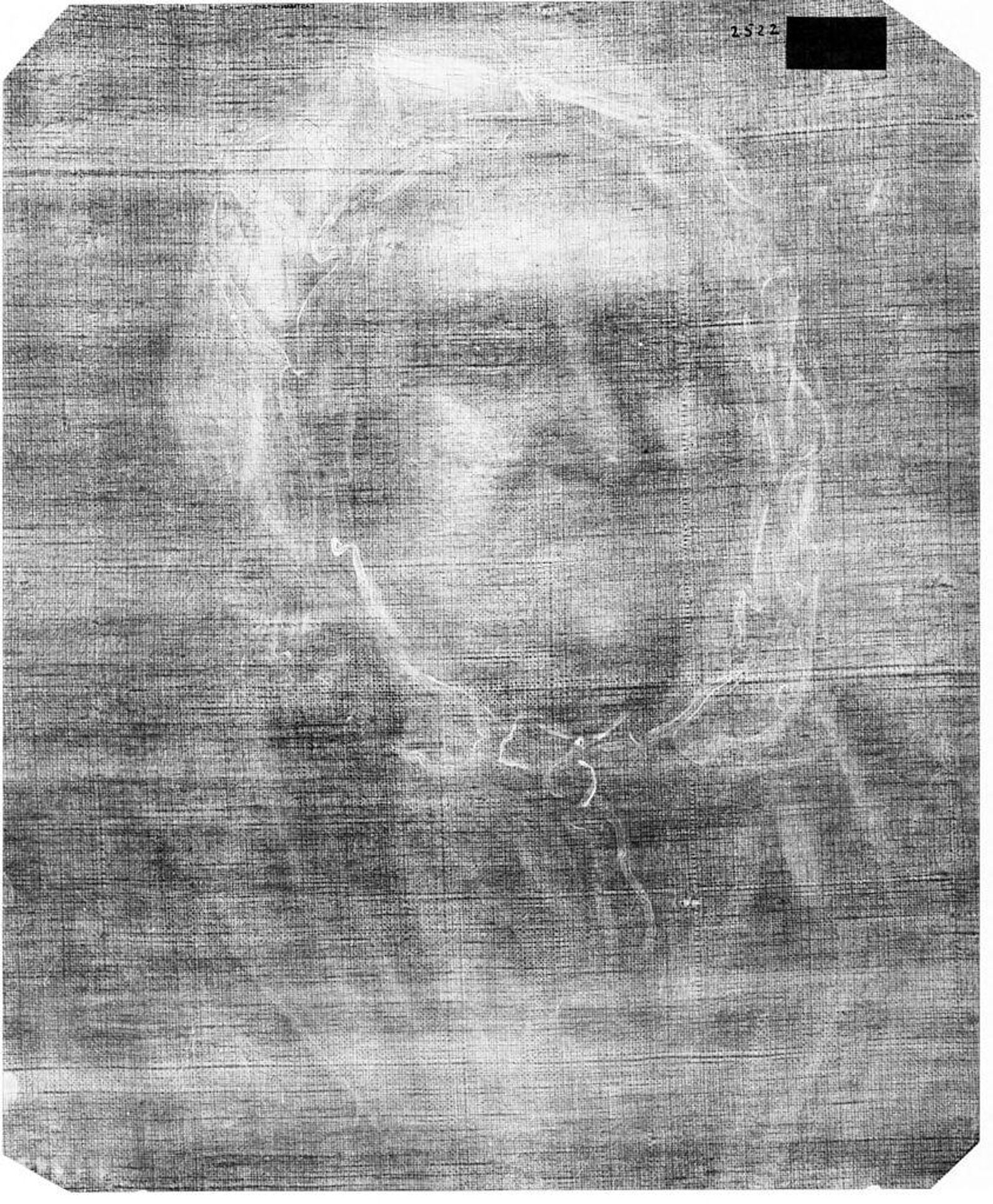 X-radiograph(s) of "Portrait of Mrs. Waldo" by Artist of original: Joseph Badger