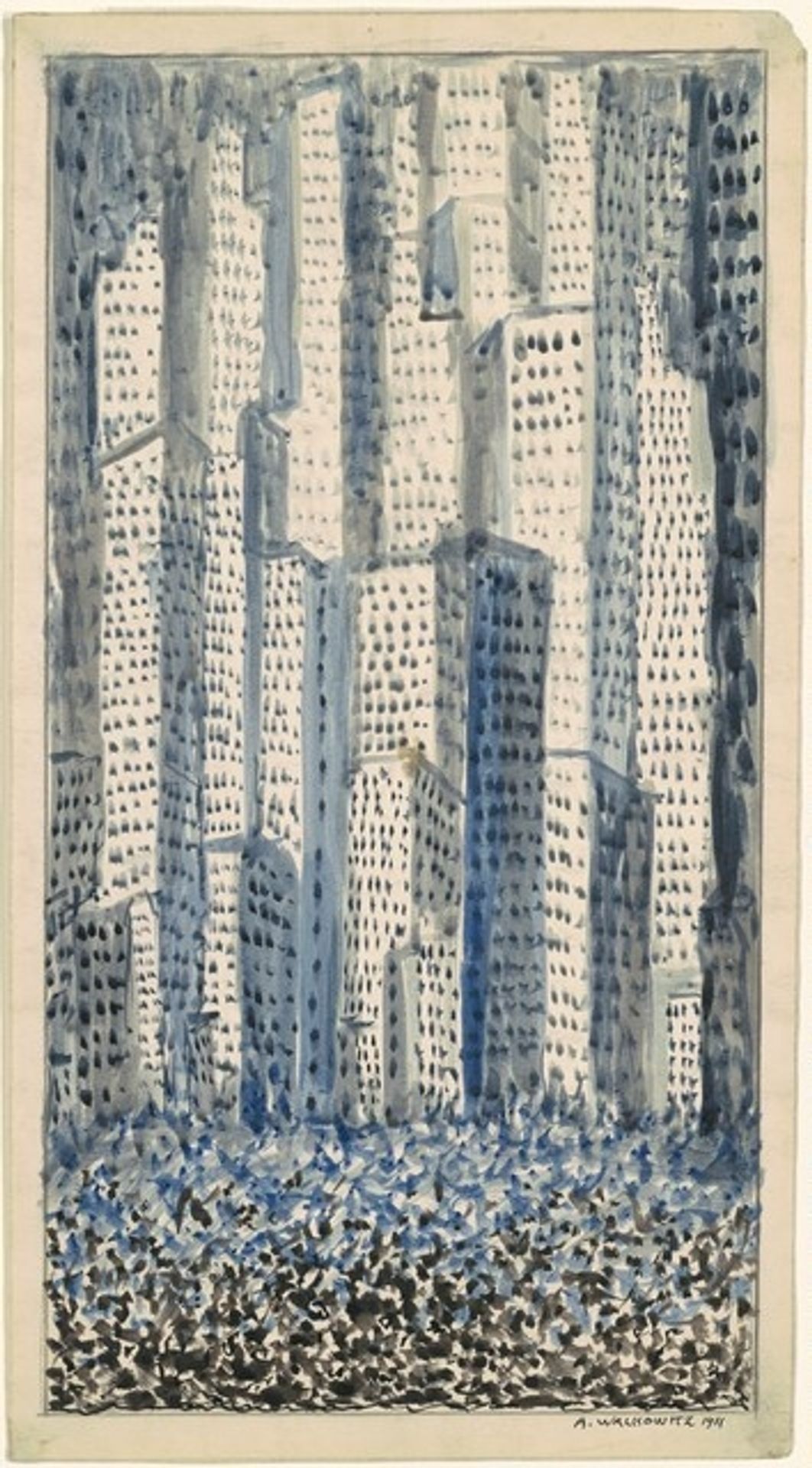 New York by Abraham Walkowitz