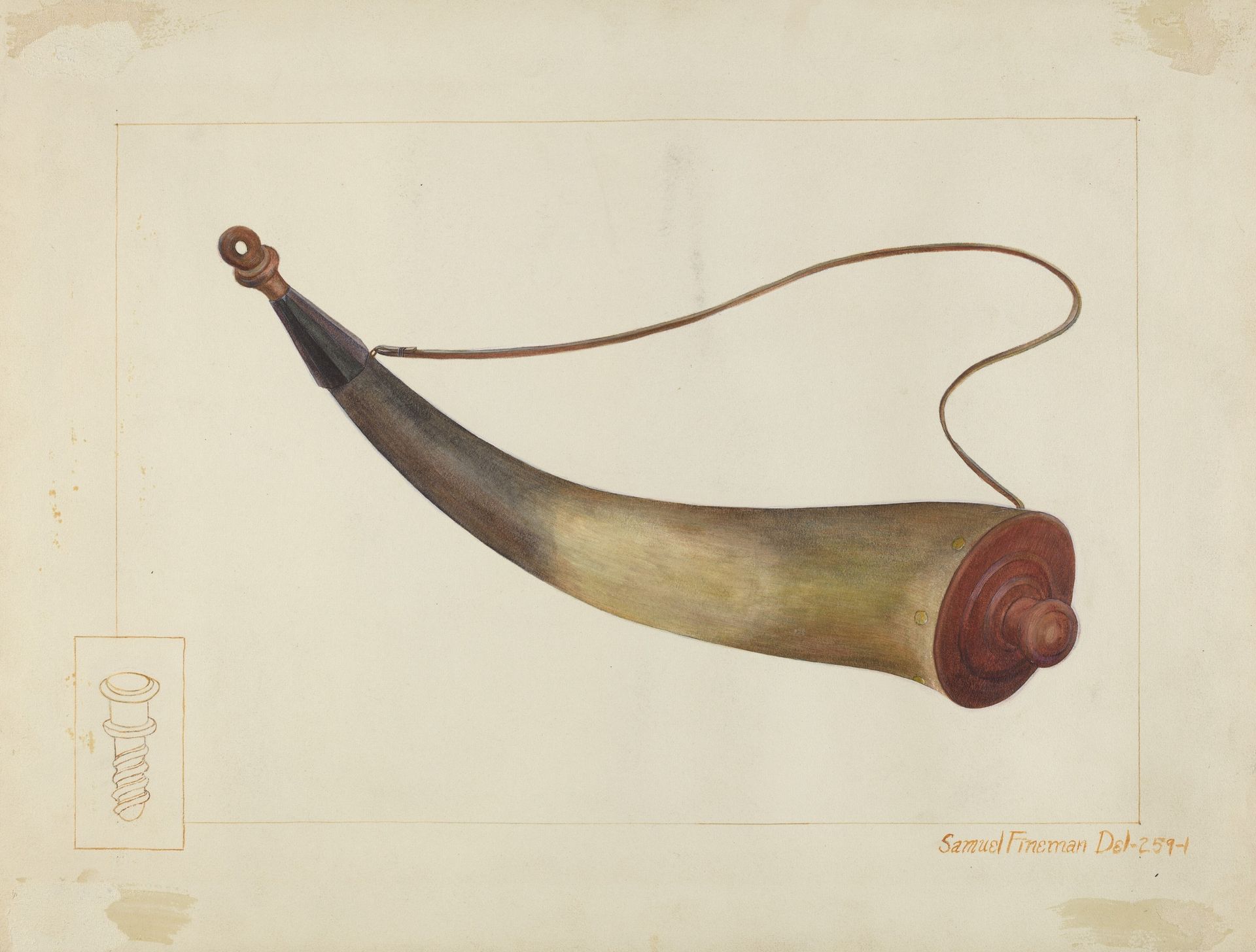 Powder Horn by Samuel Fineman