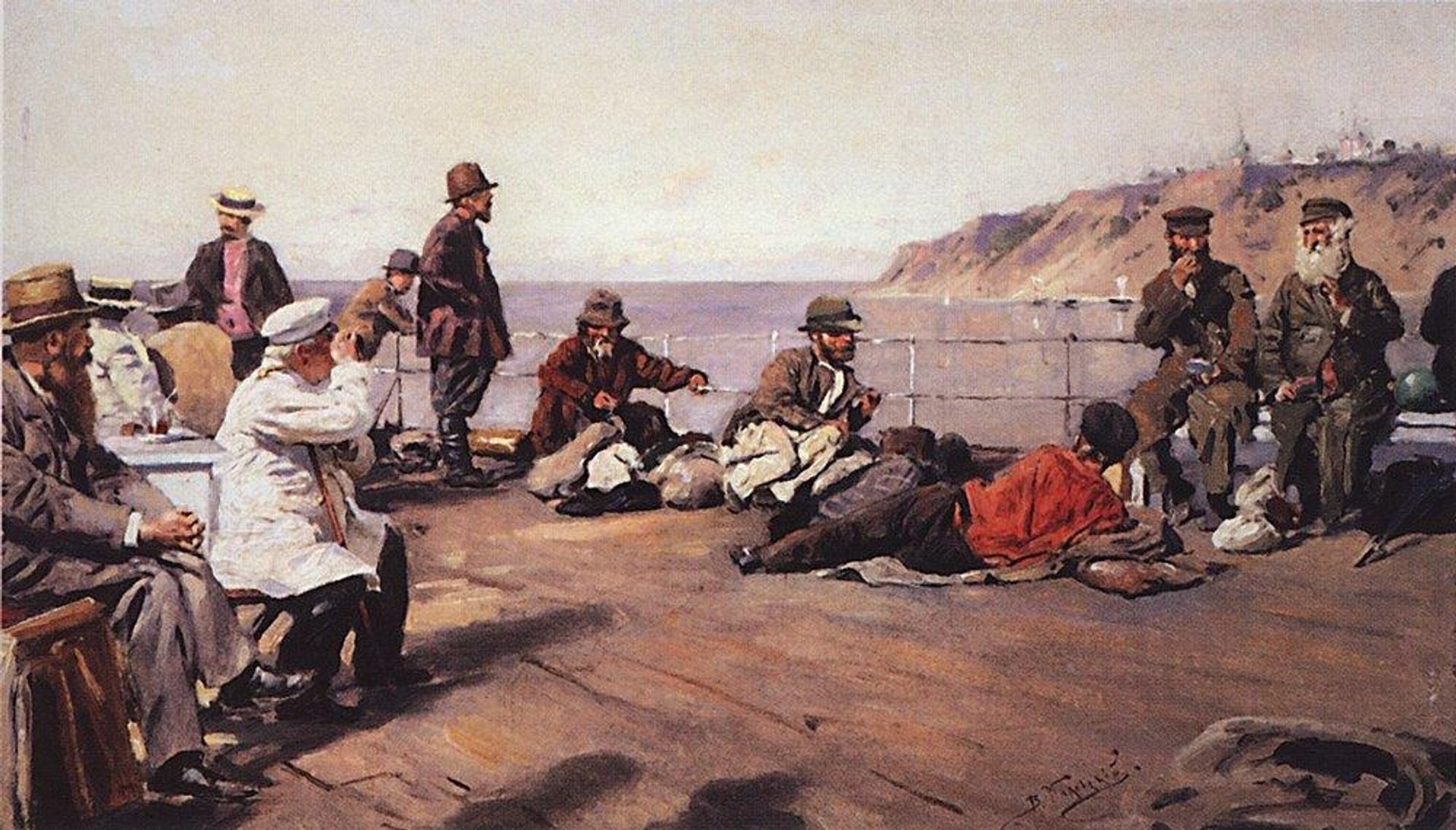 On Deck by Vladimir Makovsky