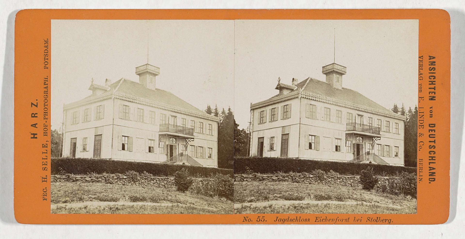 Jachstlot Eichenforst, nabij Stolberg by Hermann Selle