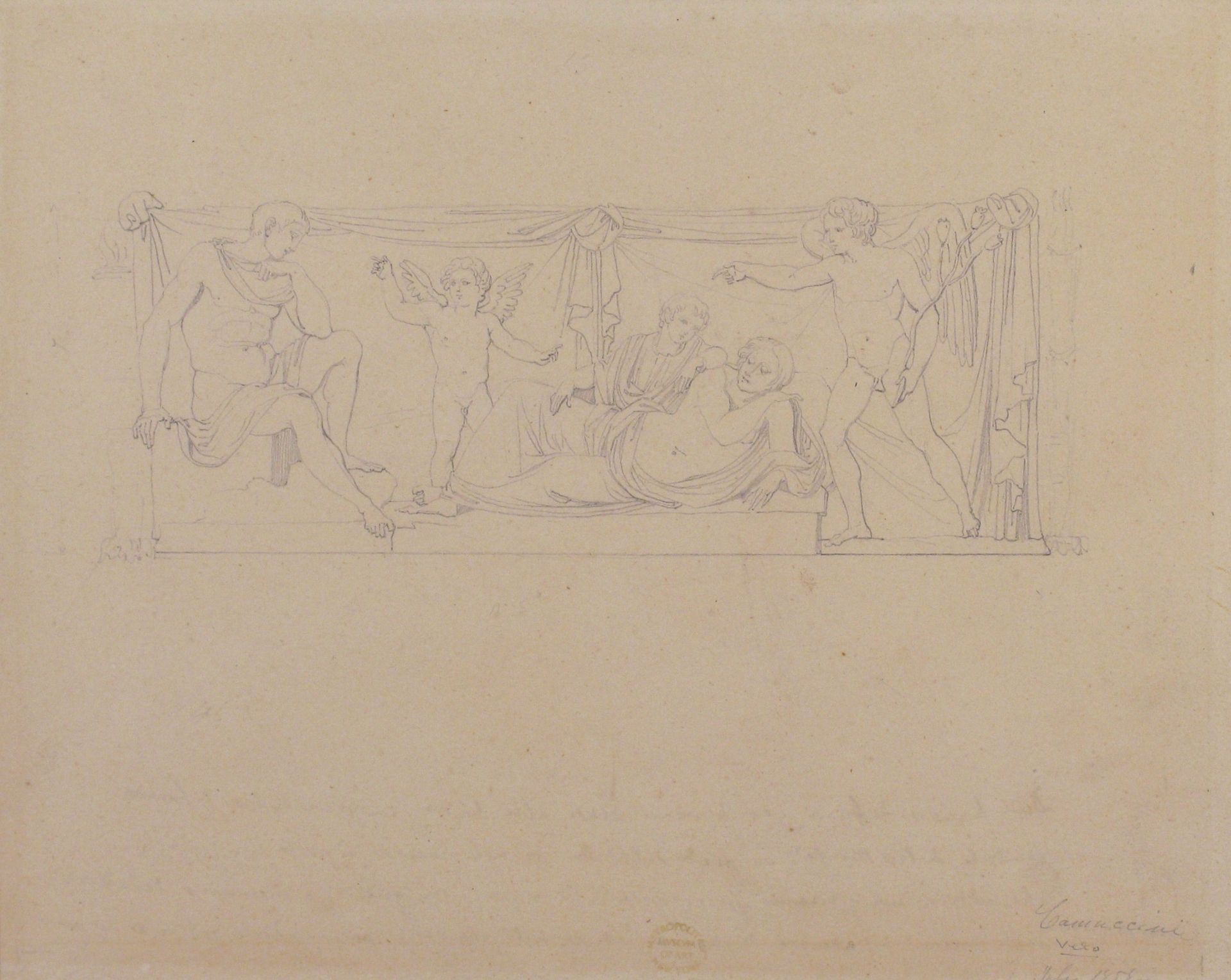 Mythological Scene by Vincenzo Camuccini