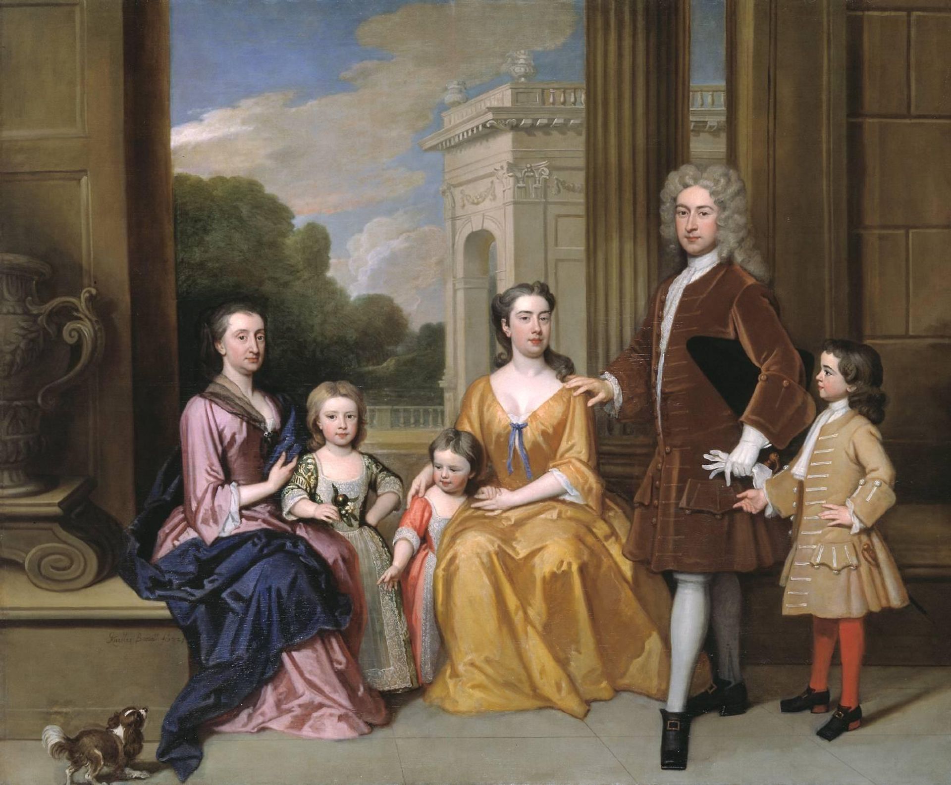 The Harvey Family by Sir Godfrey Kneller