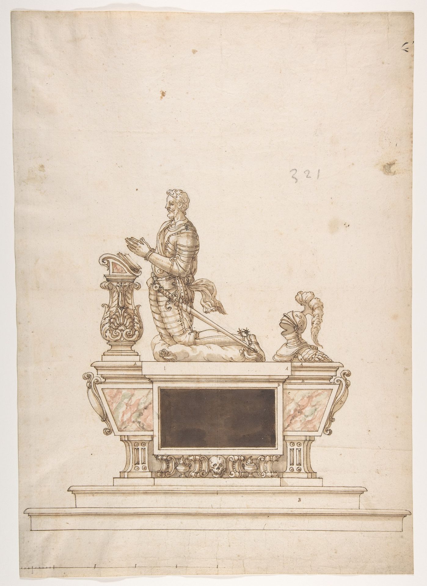 Design for a Man's Tomb by Anonymous