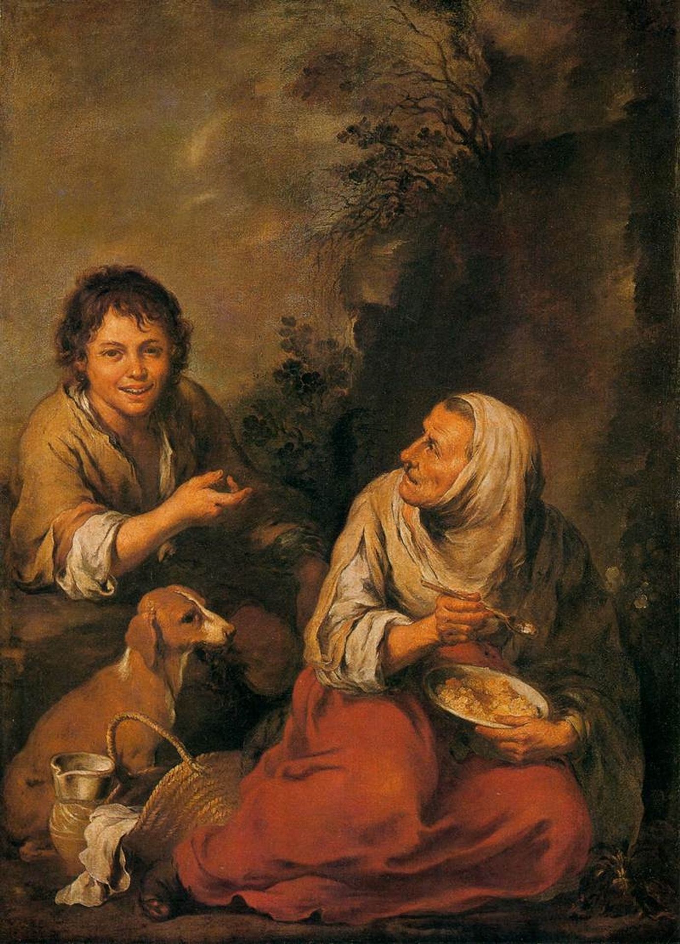 Peasant Woman and a Boy by Bartolomé Estebán Murillo